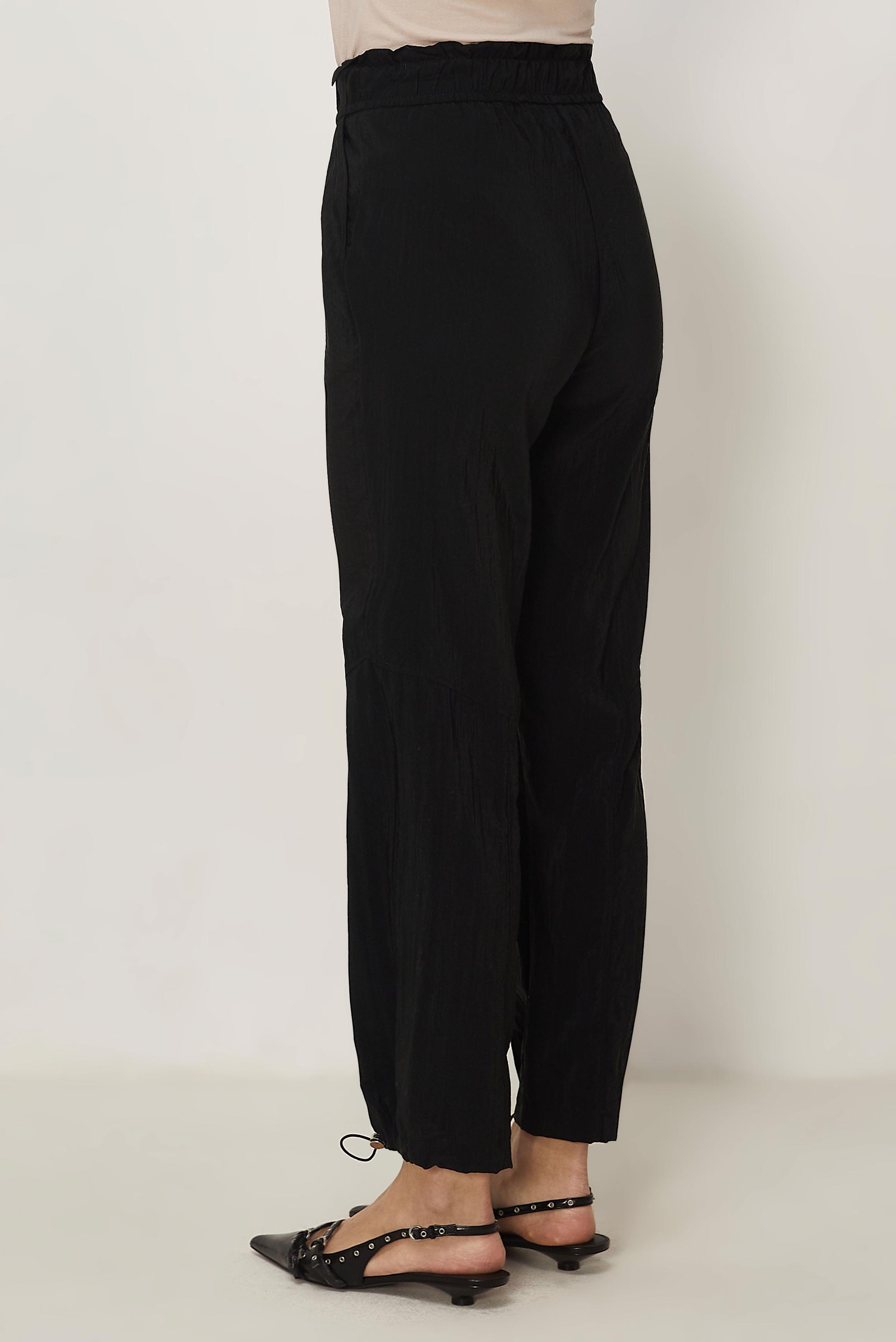 Tesettür giyim SİYAH PARAŞÜT KUMAŞ PANTOLON 70971