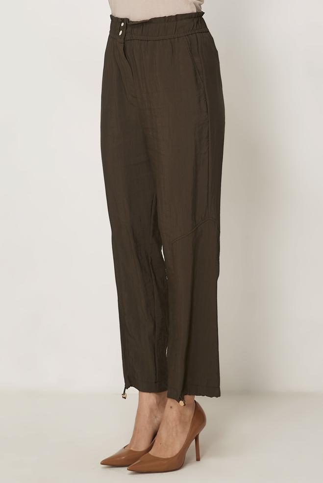 Hijab-Kleidung BRAUN FALLSCHIRMHOSE 70971 - ALVİNA
