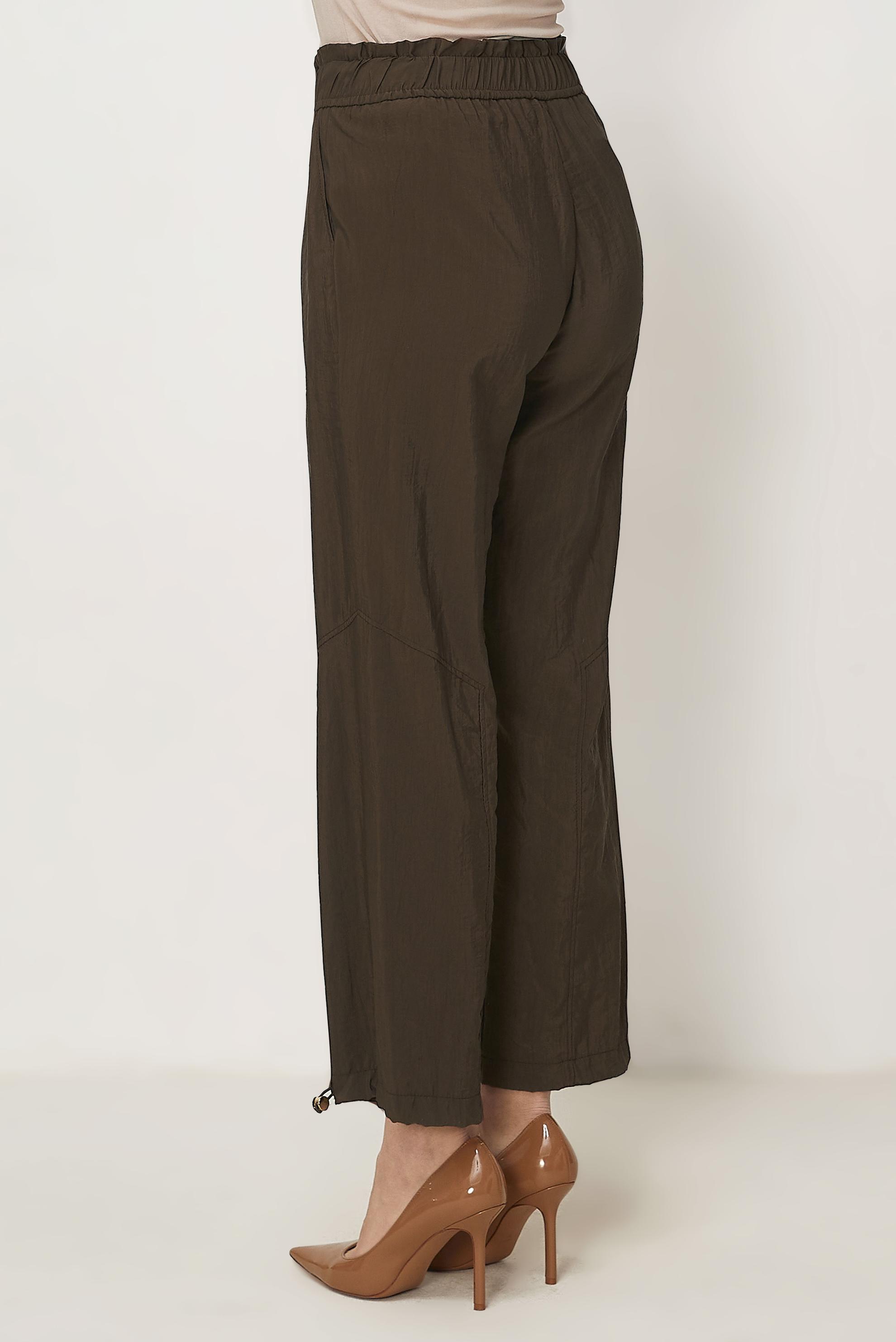 Tesettür giyim KAHVE PARAŞÜT KUMAŞ PANTOLON 70971