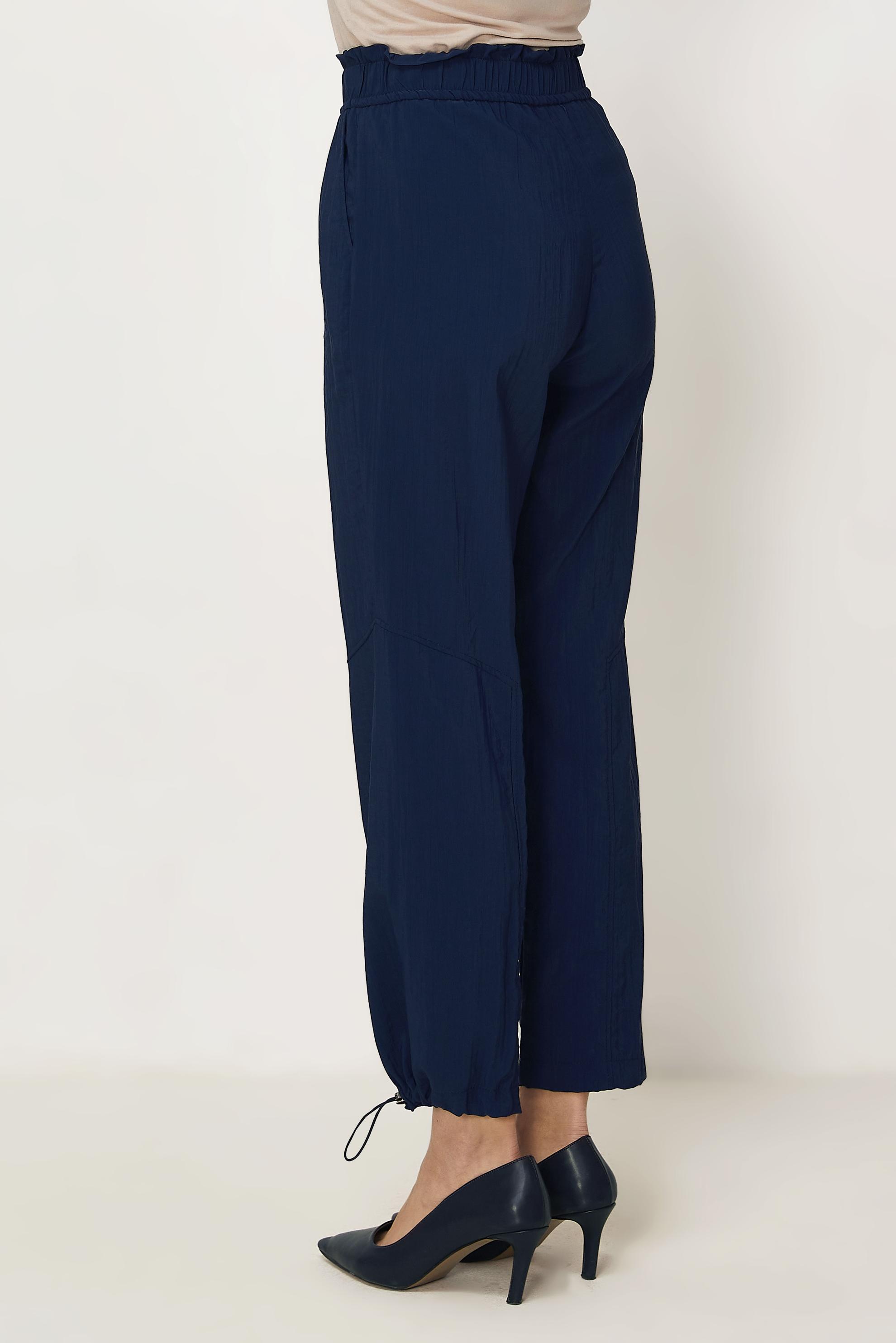 Tesettür giyim LACİVERT PARAŞÜT KUMAŞ PANTOLON 70971