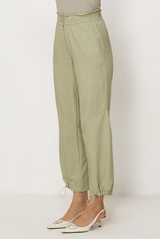 Hijab-Kleidung SAND FALLSCHIRMHOSE 70971 - ALVİNA