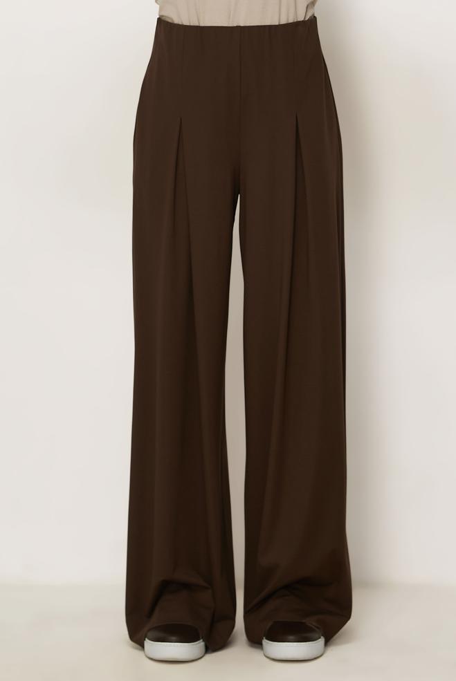 Hijab clothing BROWN PLEATED PANTS 70972 - ALVİNA