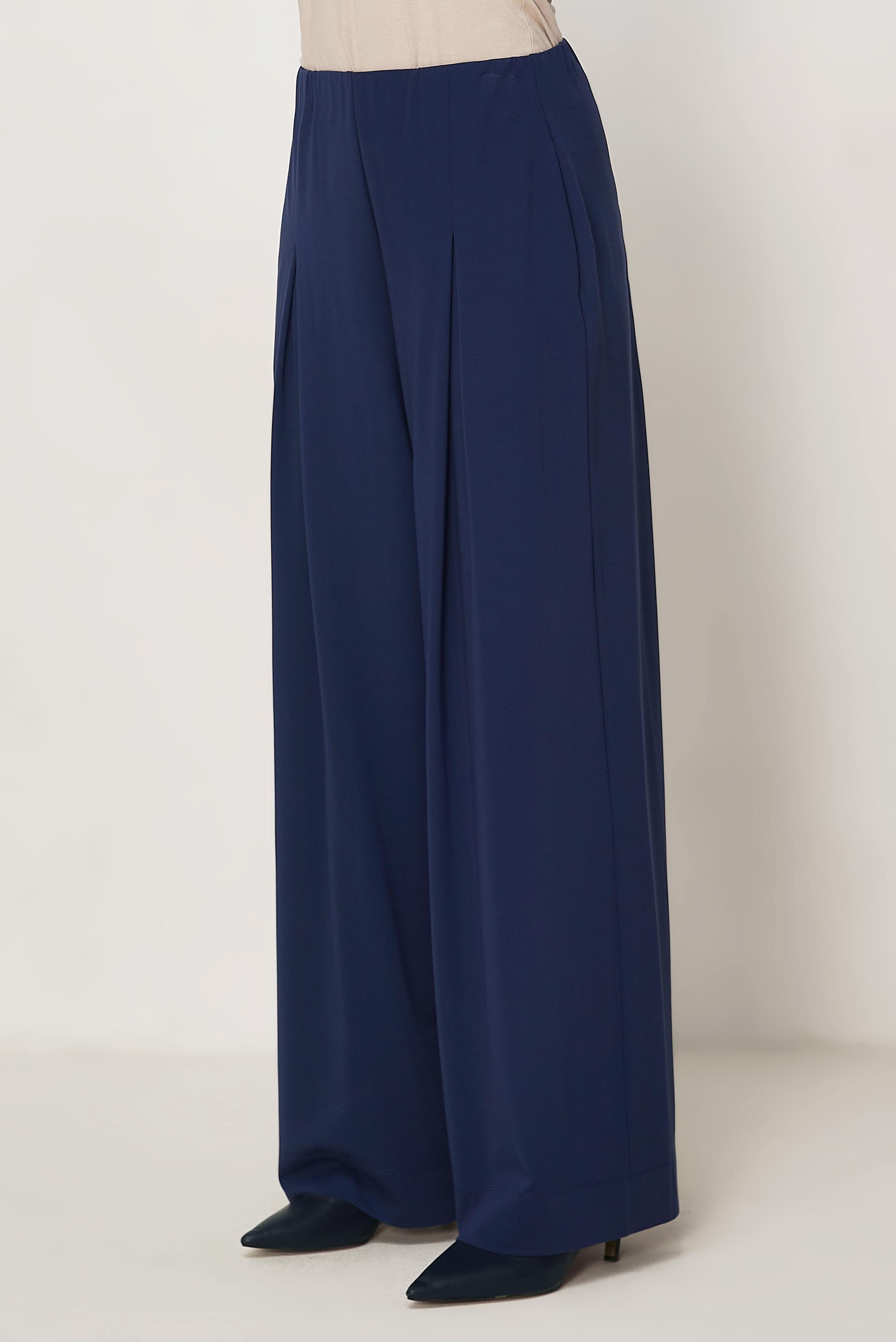 Tesettür giyim LACİVERT PİLELİ PANTOLON 70972