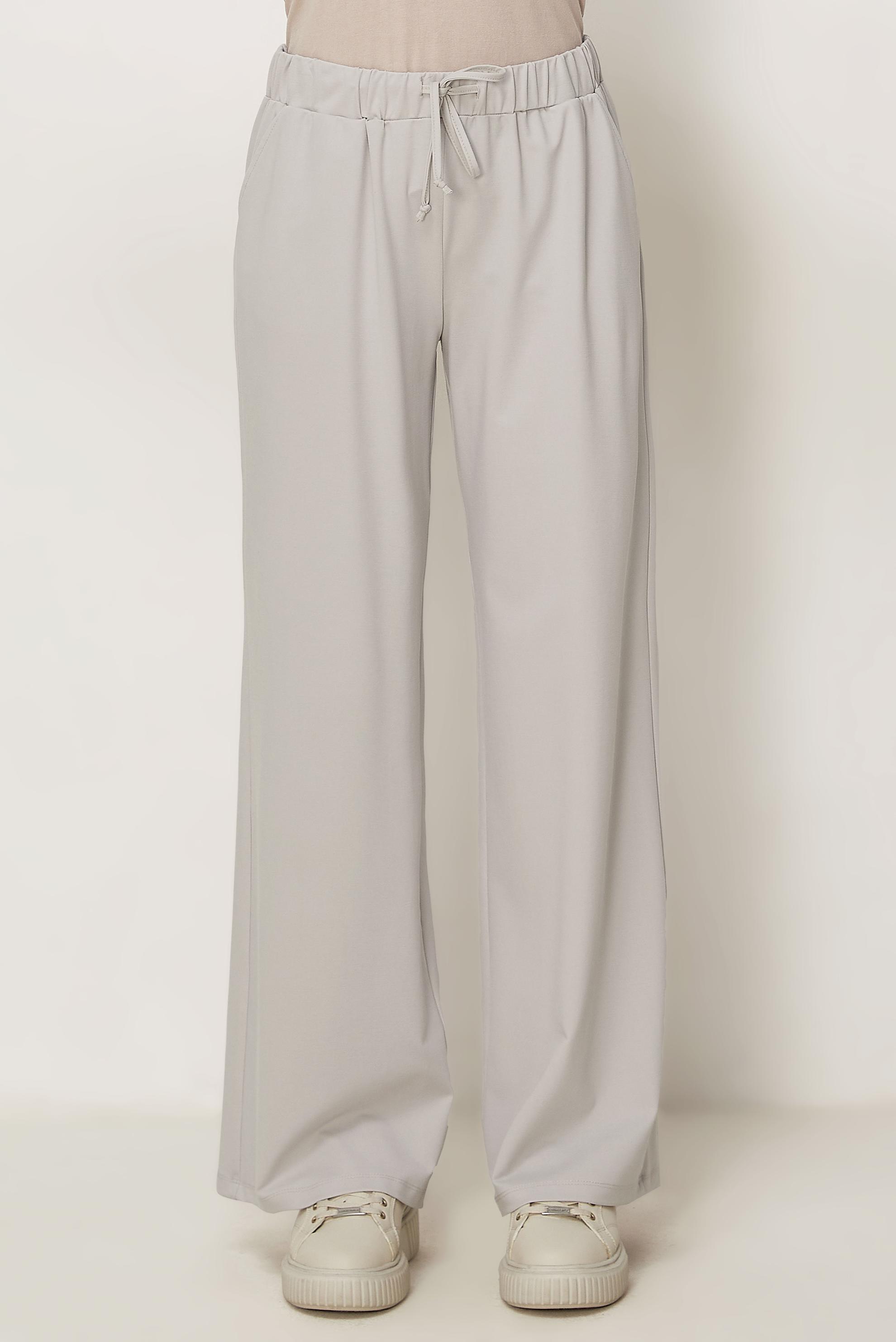 Tesettür giyim BEJ MODAL GENİŞ PAÇA PANTOLON 70973