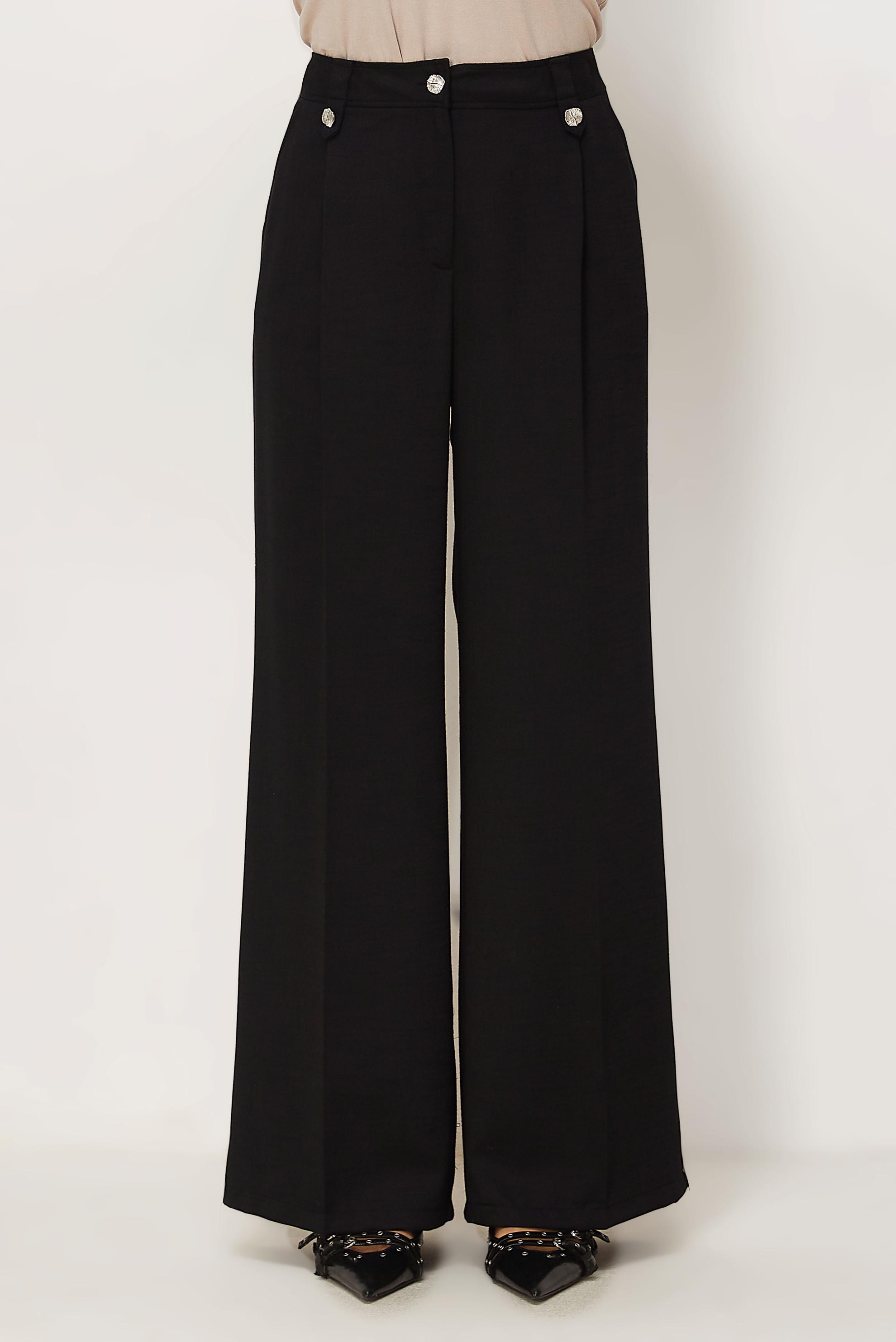 Tesettür giyim SİYAH GENİŞ PAÇA PANTOLON 70974