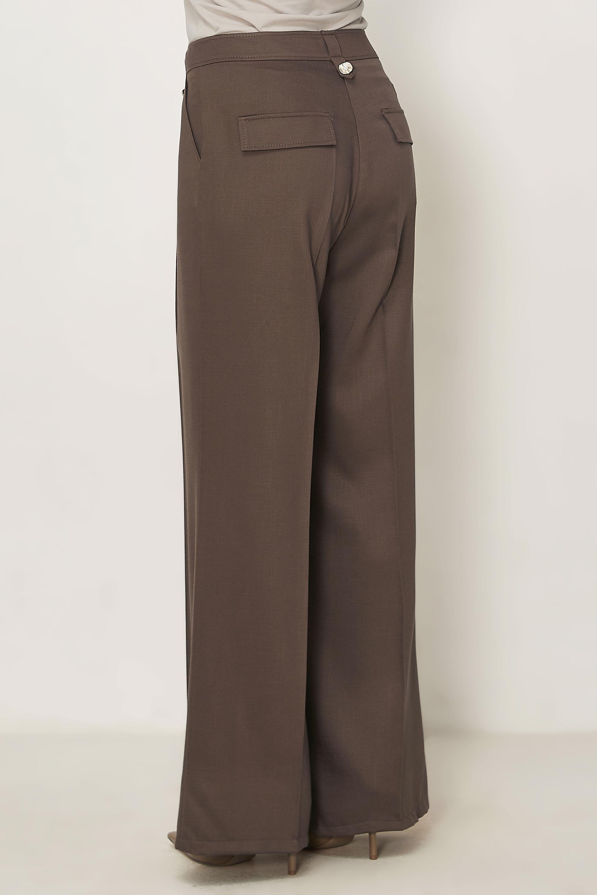 Hijab clothing BROWN WIDE LEG PANTS 70974