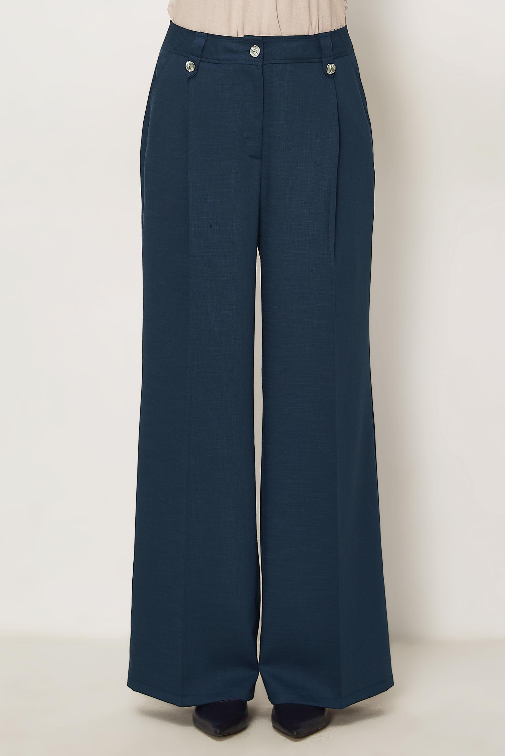 Hijab-Kleidung NAVY BLAU HOSE MIT WEITEM BEIN 70974