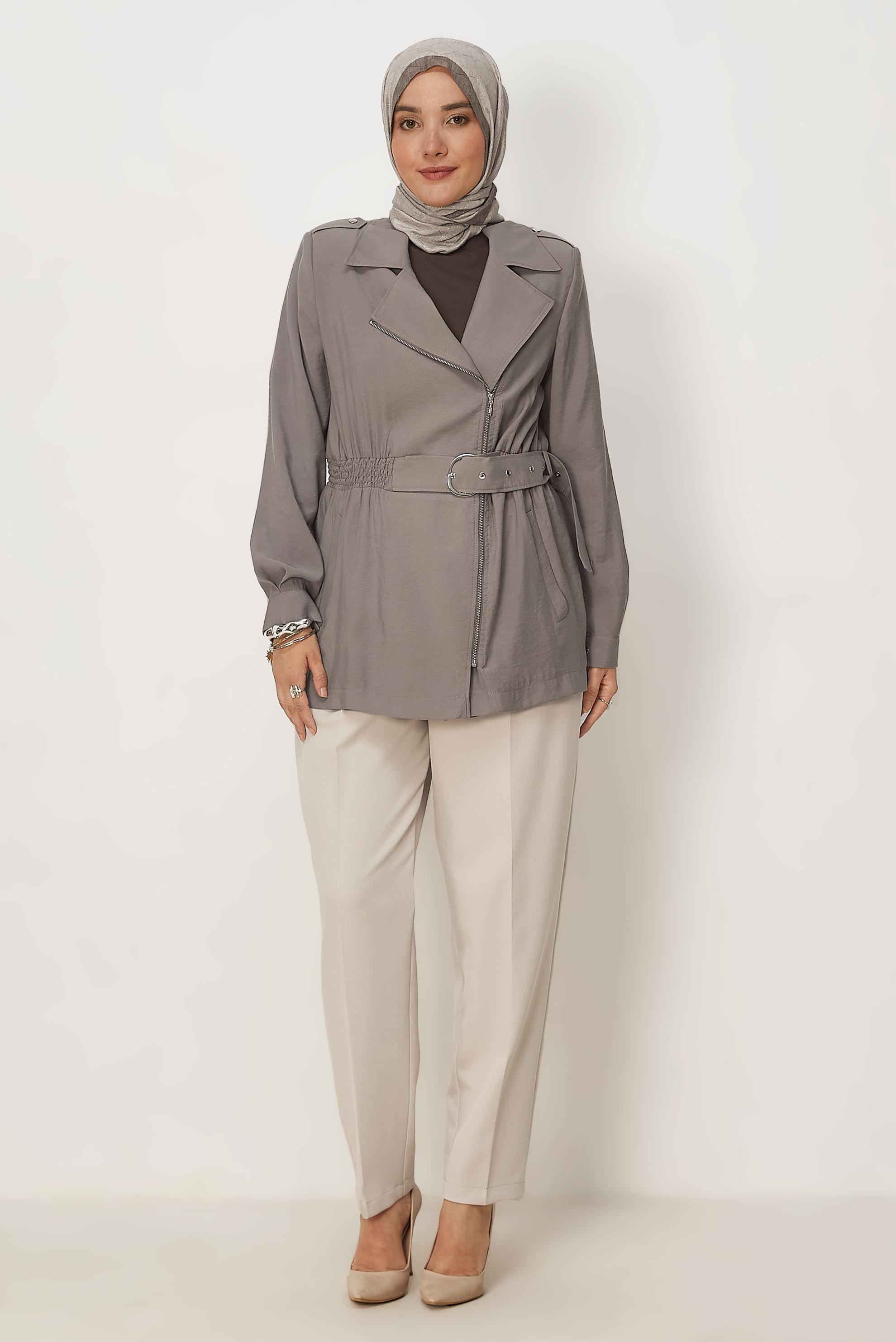 Hijab-Kleidung BEIGE KAROTTENHOSE 70975