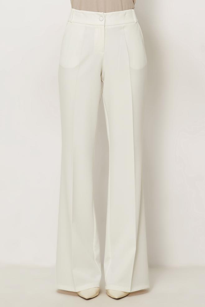 Tesettür giyim  İSPANYOL PAÇA KUMAŞ PANTOLON 70976 - ALVİNA