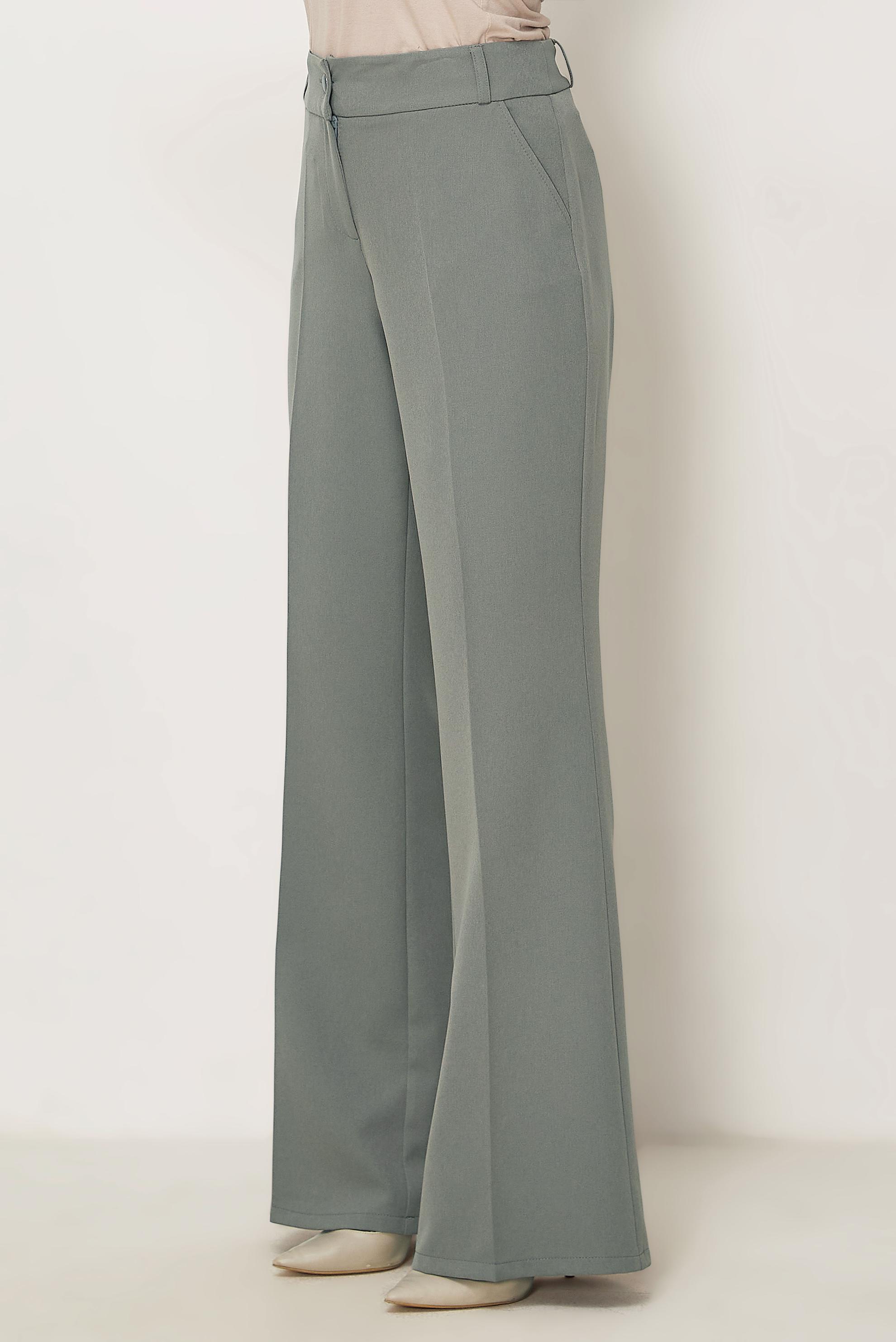 Hijab-Kleidung GRAU SCHLAGHOSE 70976