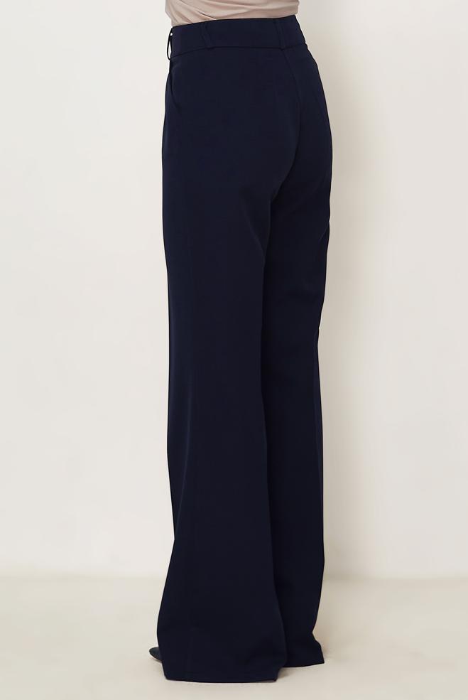 Hijab clothing NAVY BLUE FLARE PANTS 70976 - ALVİNA