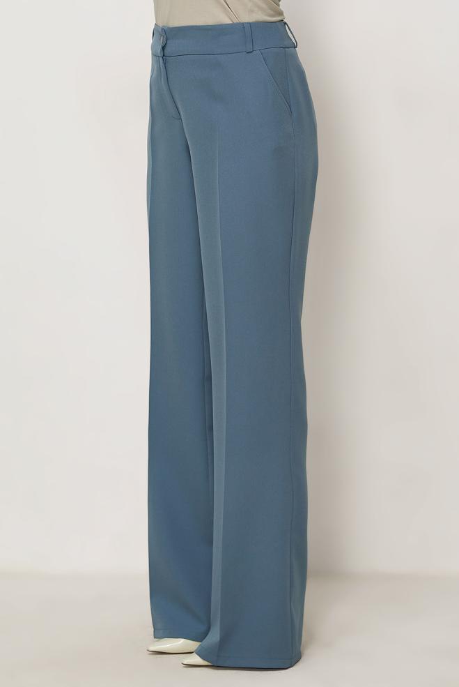 Hijab clothing BLUE FLARE PANTS 70976 - ALVİNA