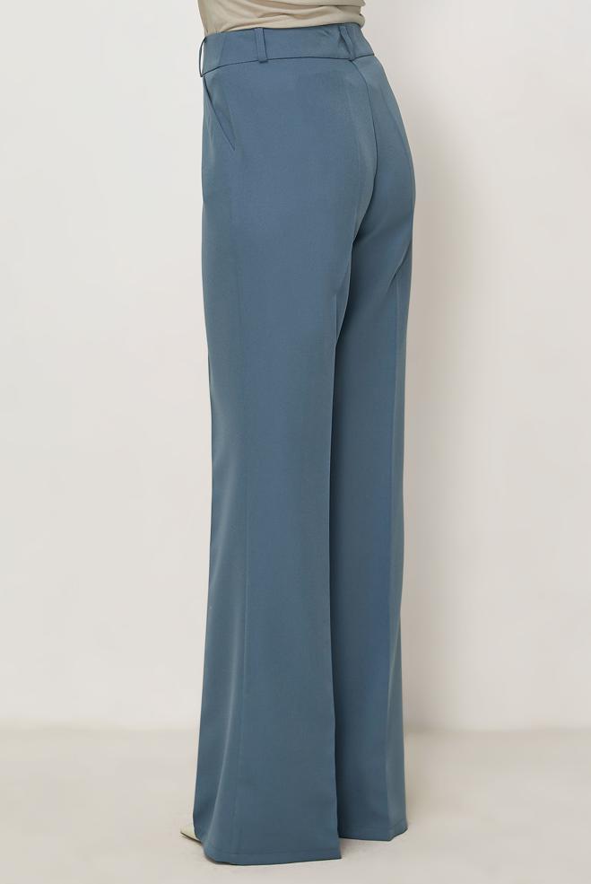 Hijab clothing BLUE FLARE PANTS 70976 - ALVİNA