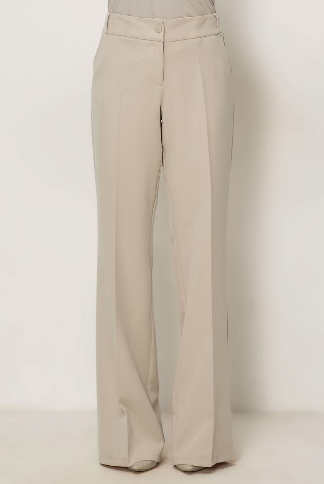 Hijab-Kleidung BEIGE SCHLAGHOSE 70976 - ALVİNA