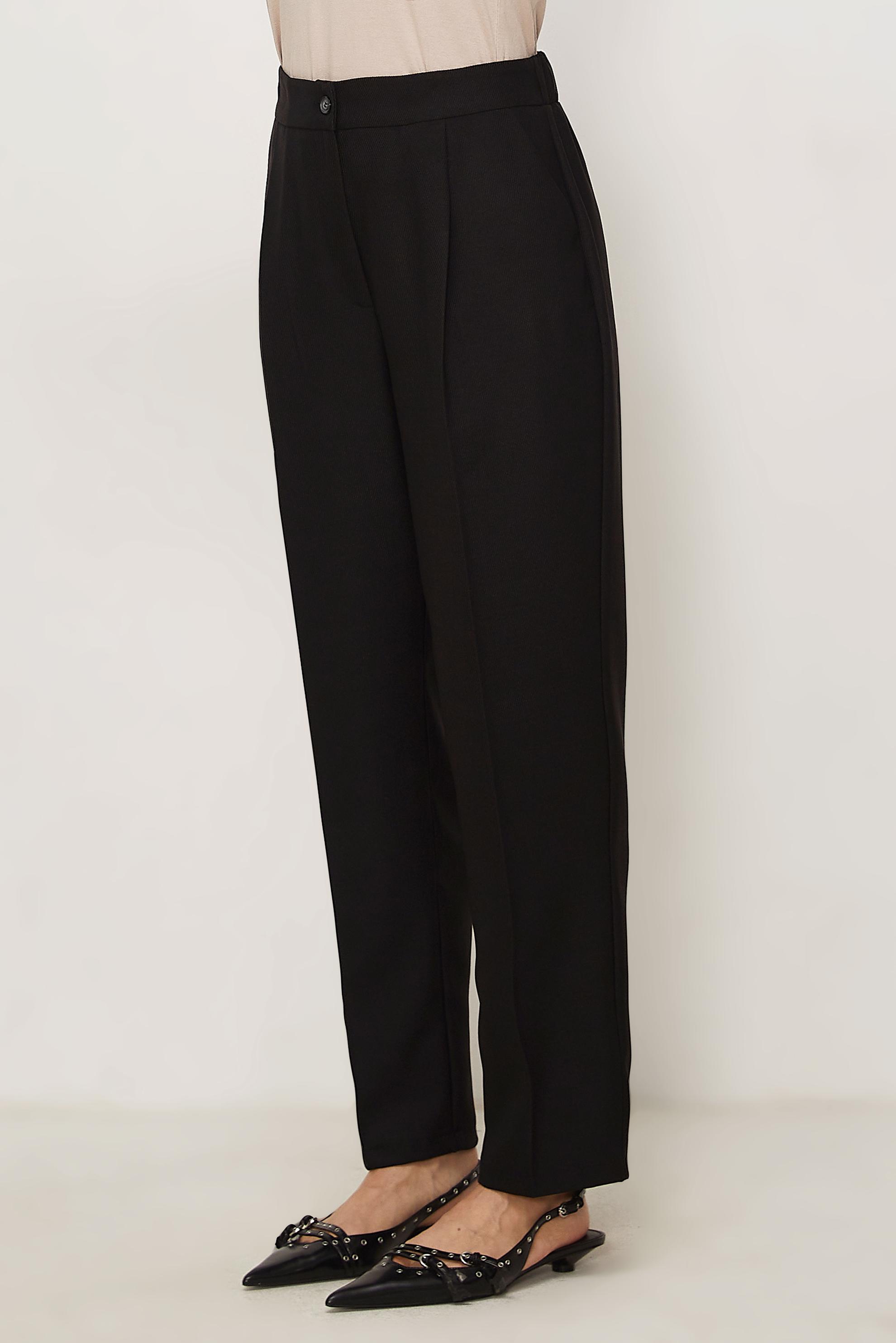 Hijab clothing BLACK CARROT-CUT PANTS 70977