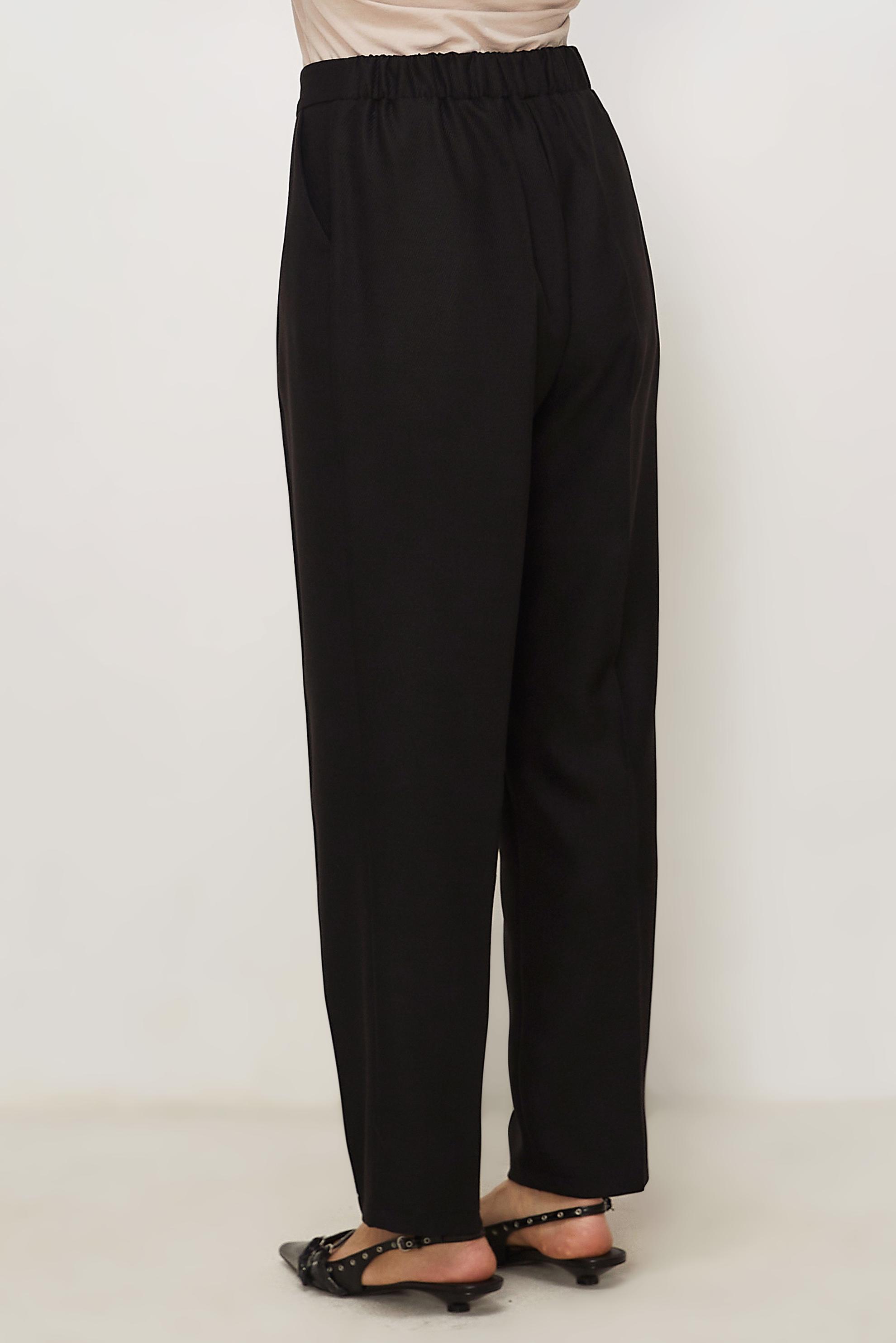 Hijab clothing BLACK CARROT-CUT PANTS 70977