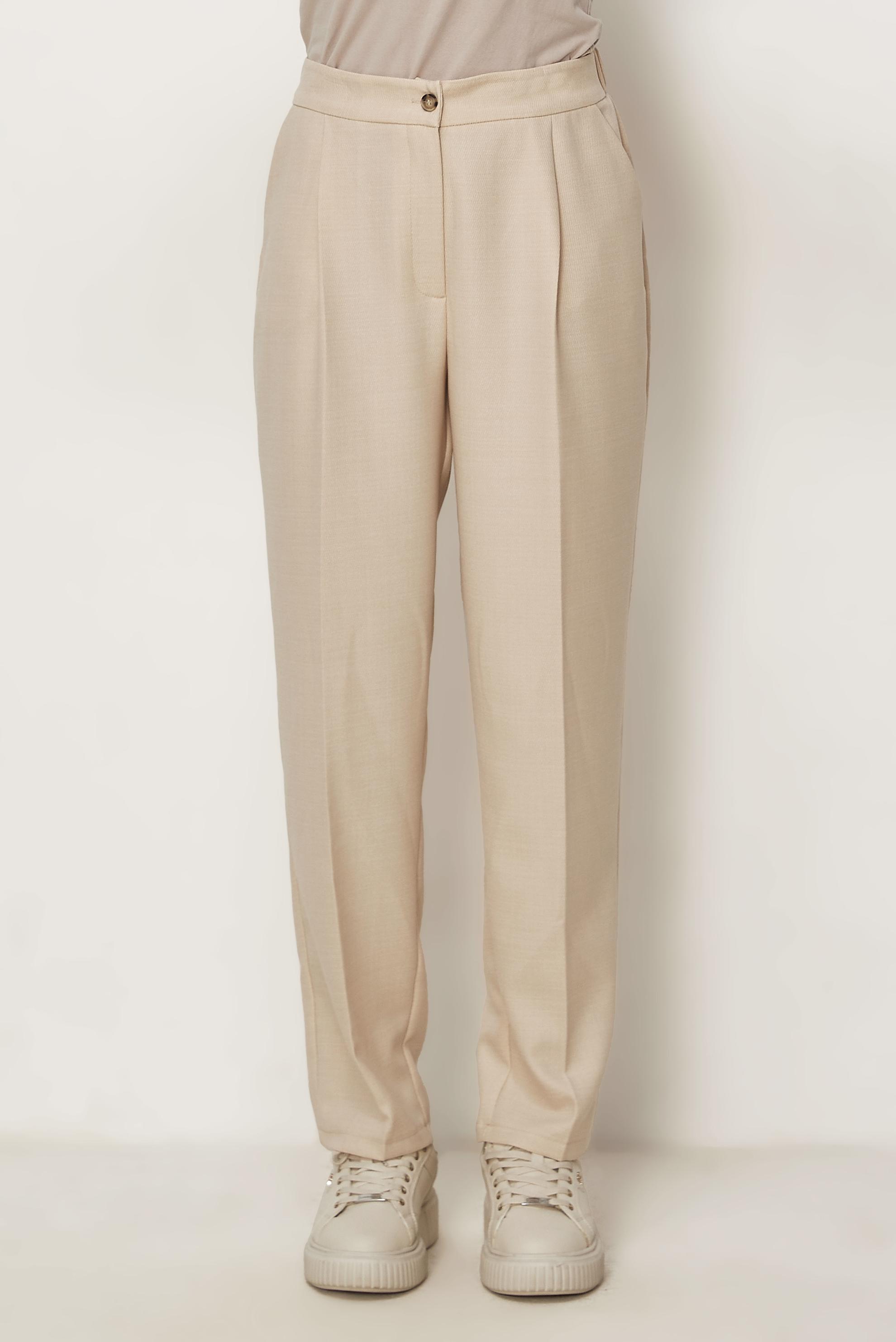 Hijab clothing ECRU CARROT-CUT PANTS 70977