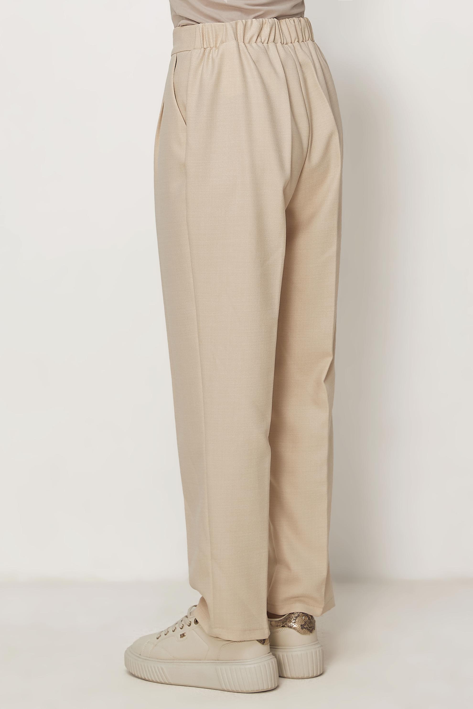 Hijab clothing ECRU CARROT-CUT PANTS 70977
