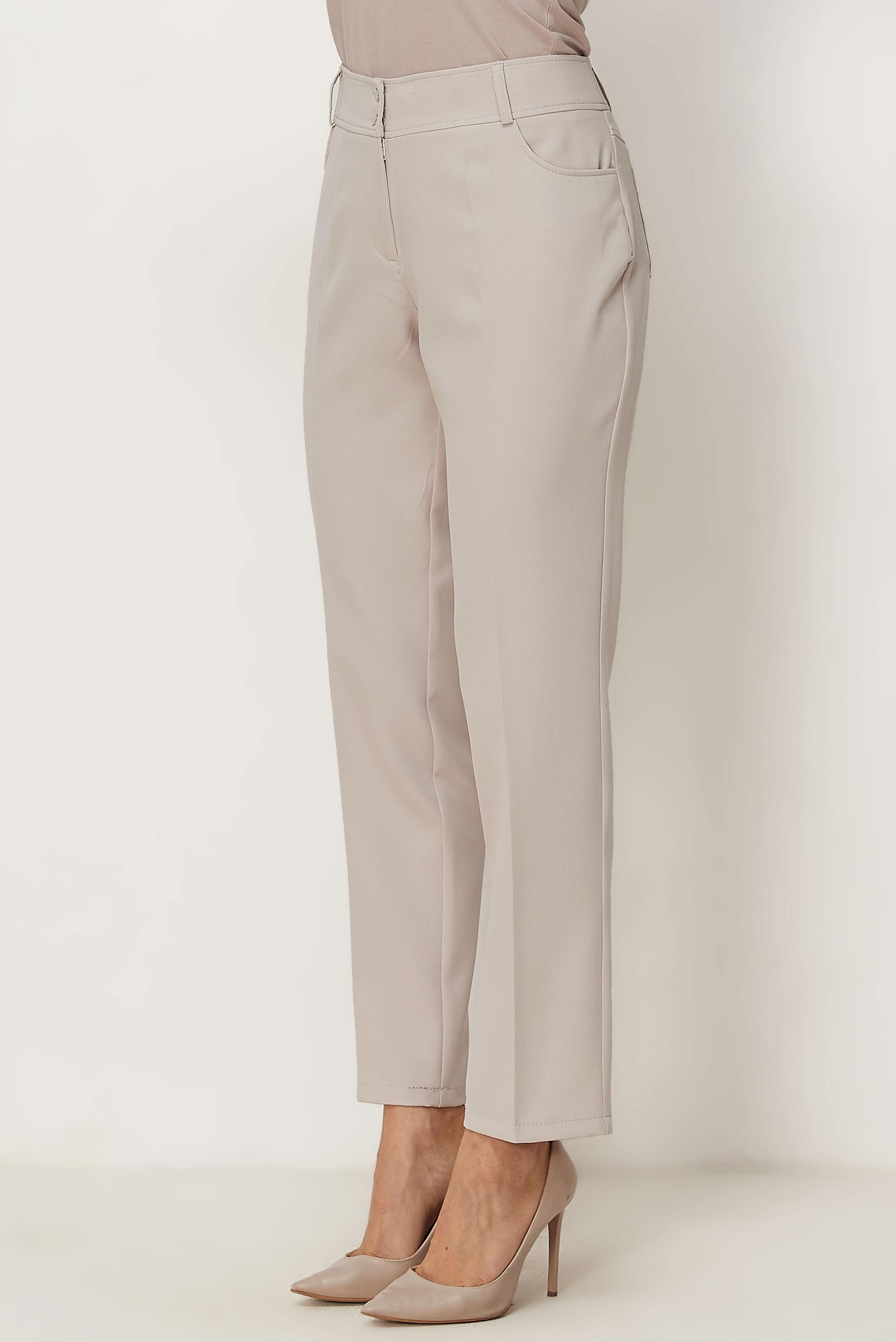 Hijab clothing BEIGE STRAIGHT CUT PANTS 70979