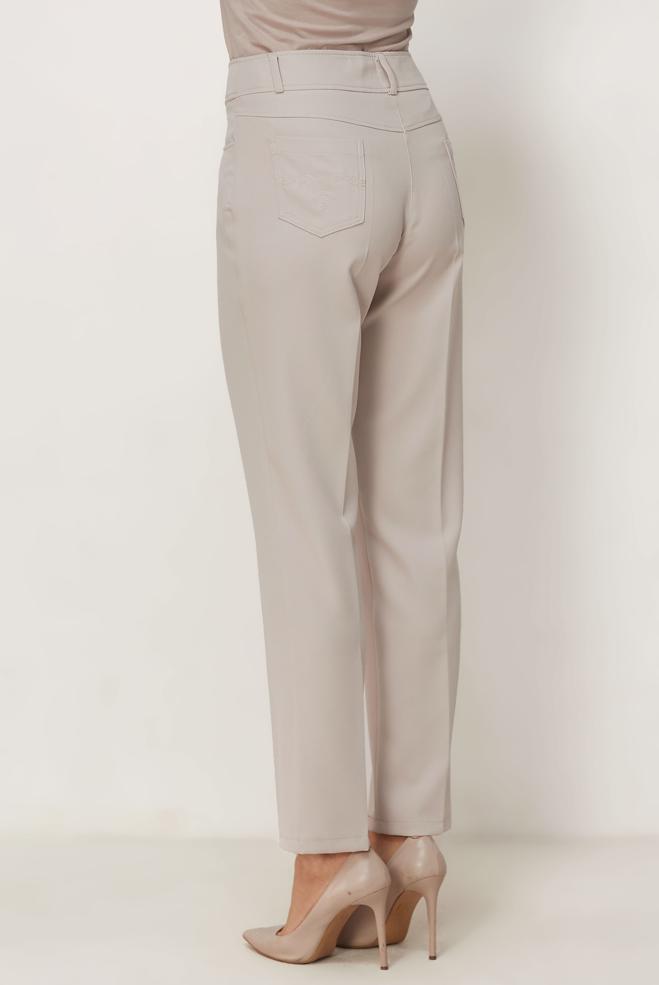 Hijab clothing BEIGE STRAIGHT CUT PANTS 70979 - ALVİNA