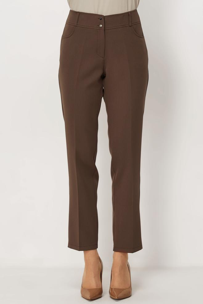 Hijab clothing MINK STRAIGHT CUT PANTS 70979 - ALVİNA
