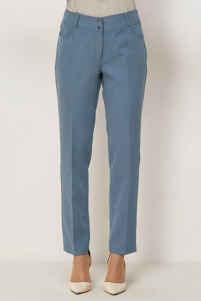 Hijab clothing BLUE STRAIGHT CUT PANTS 70979 - ALVİNA