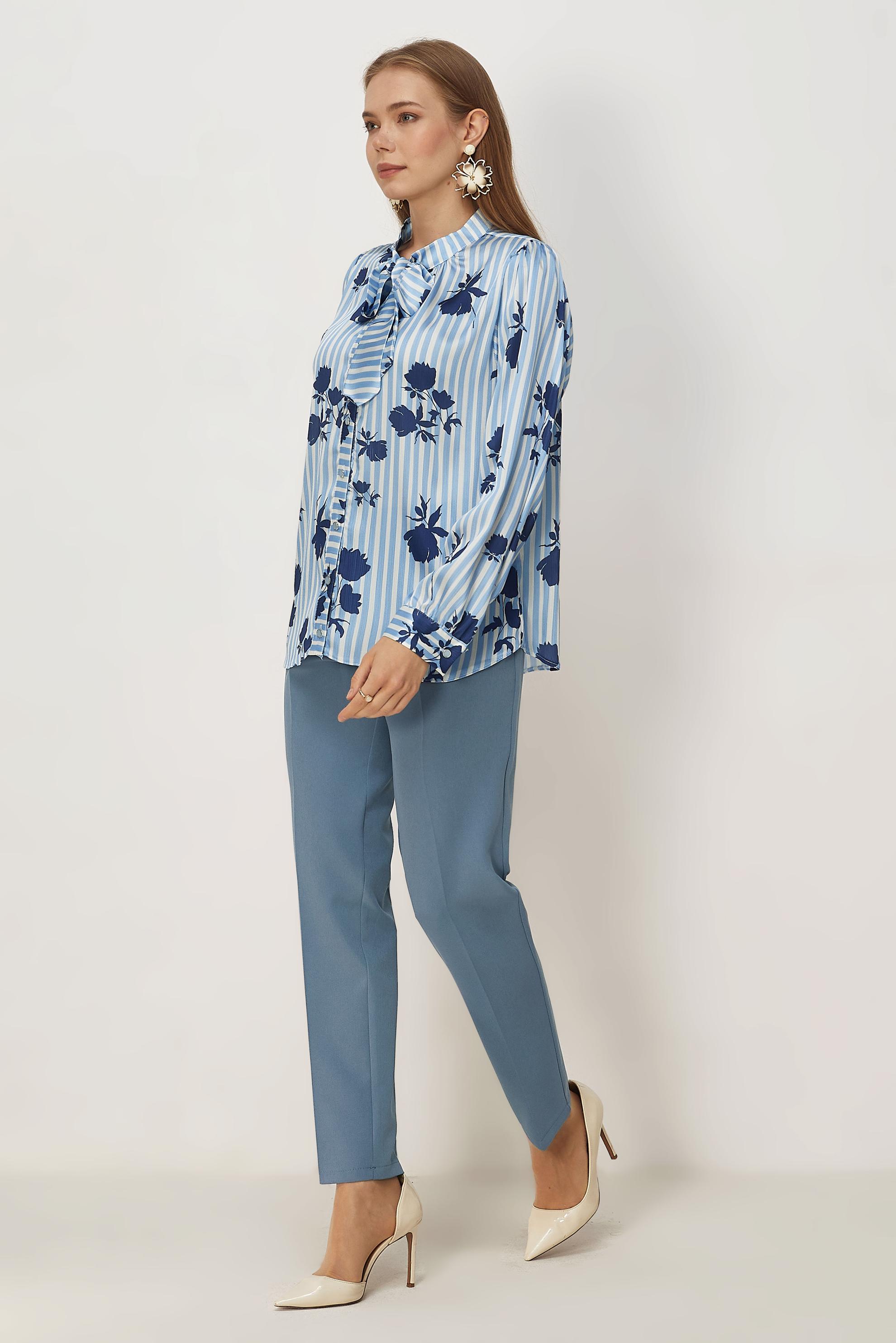 Hijab clothing BLUE STRAIGHT CUT PANTS 70979