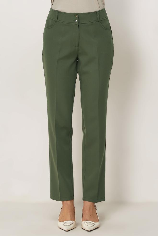 Vêtements hijab  PANTALON COUPE DROITE 70979 - ALVİNA