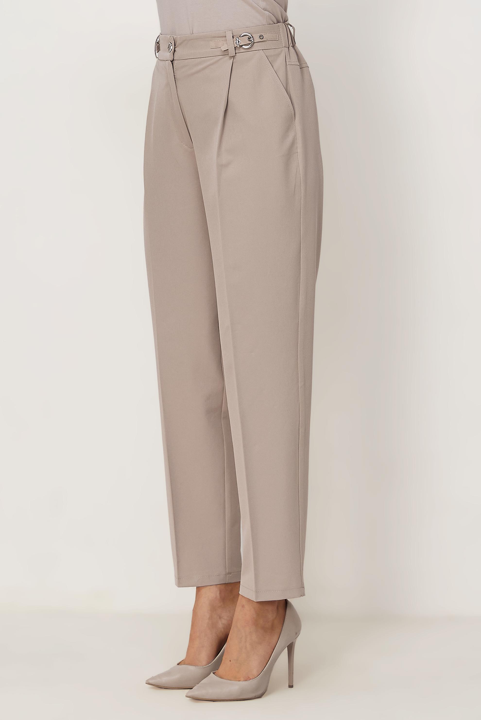 Hijab clothing BEIGE BELT DETAILED PANTS 70982