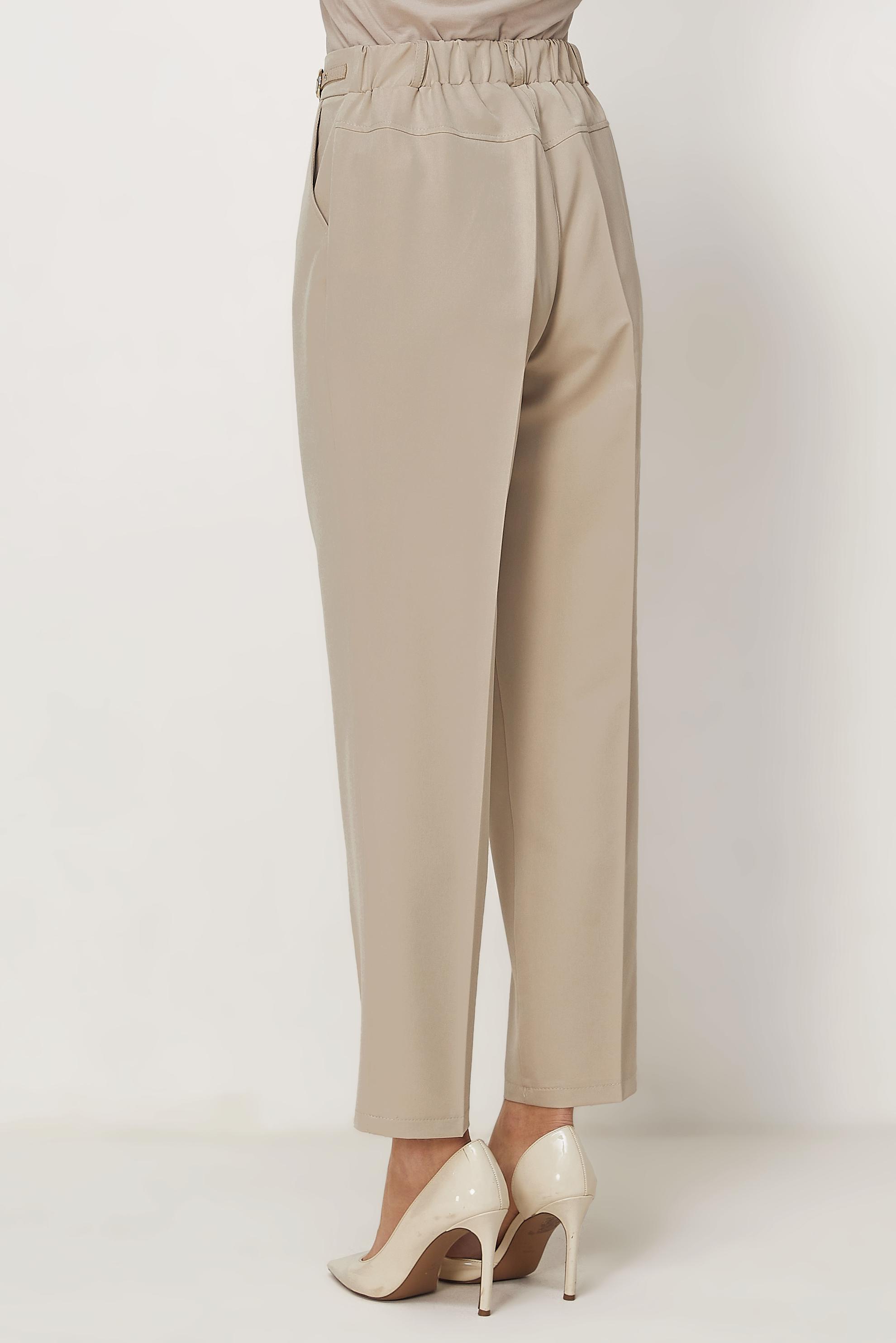 Hijab clothing BEIGE BELT DETAILED PANTS 70982