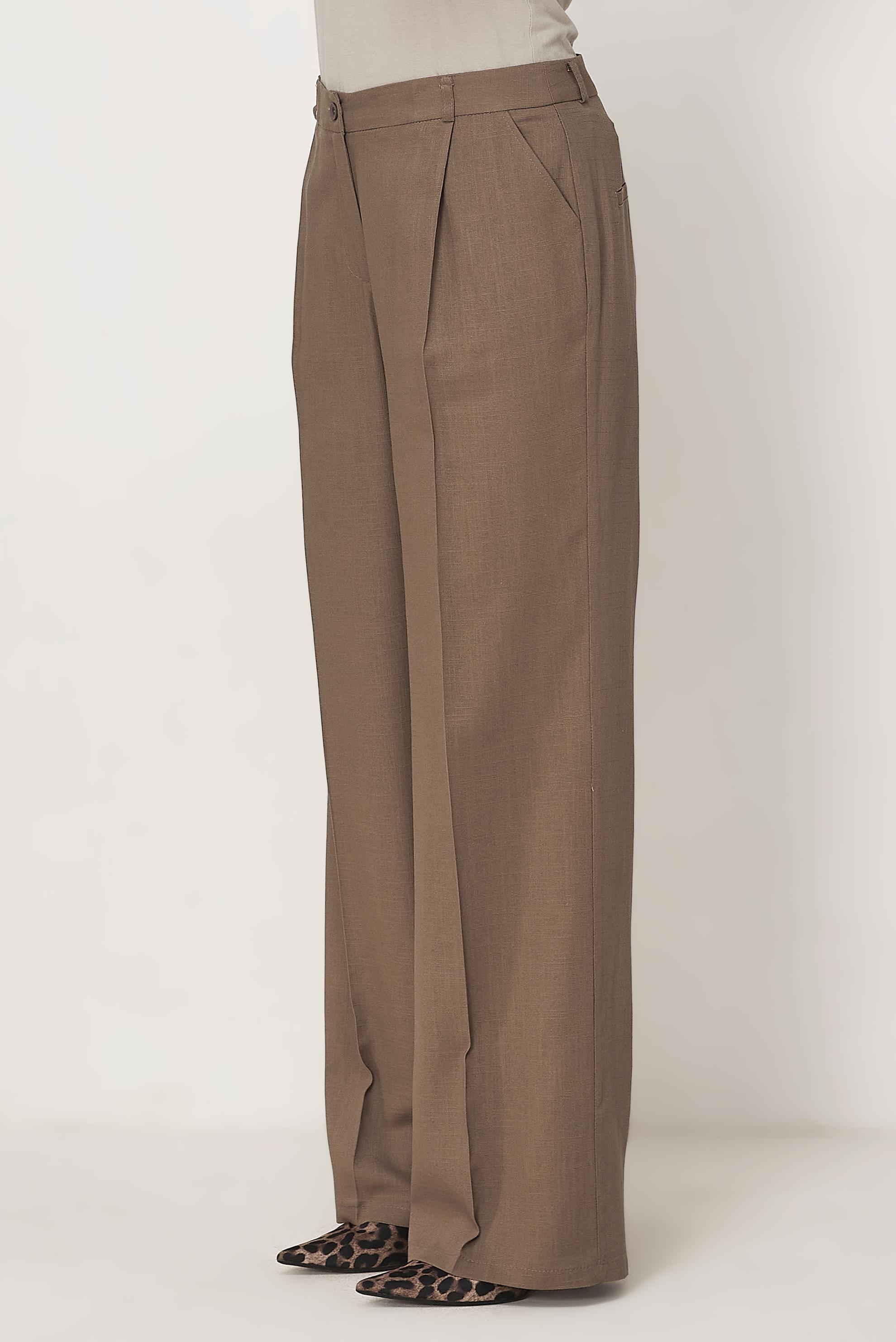 Hijab clothing MINK LINEN WIDE LEG PANTS 70986