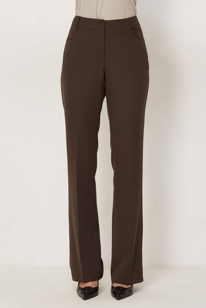 Hijab clothing BROWN FLARE PANTS 70987 - ALVİNA