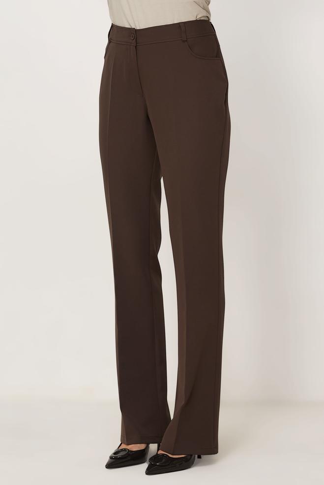 Hijab clothing BROWN FLARE PANTS 70987 - ALVİNA