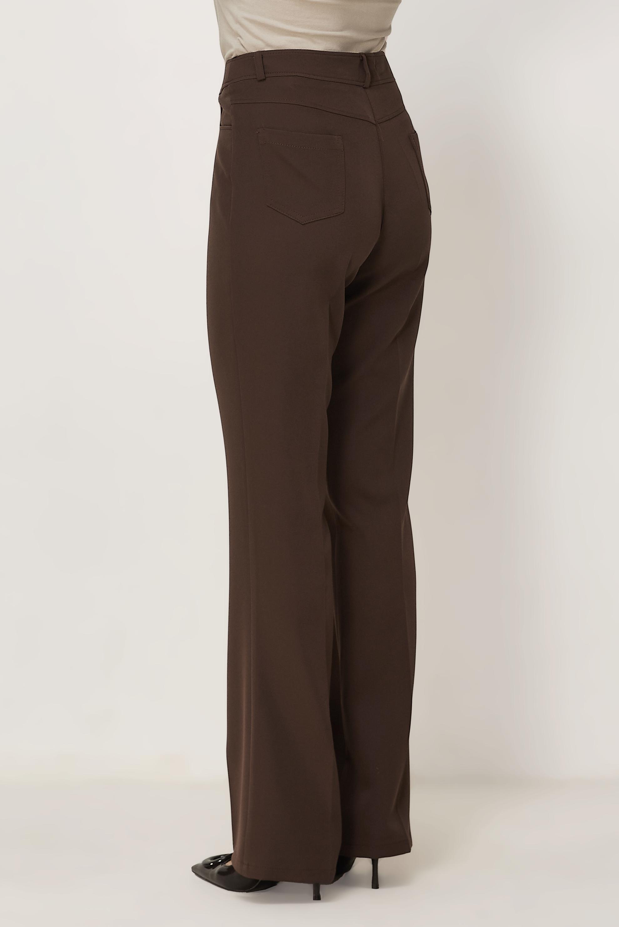Hijab clothing BROWN FLARE PANTS 70987