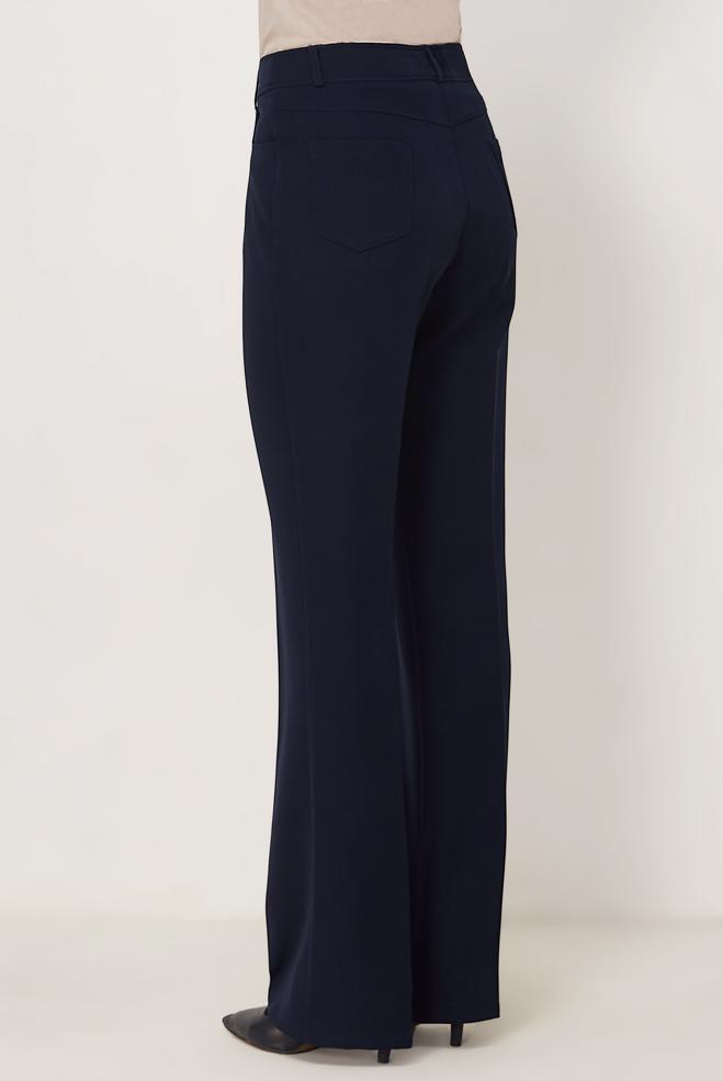 Hijab clothing NAVY BLUE FLARE PANTS 70987 - ALVİNA