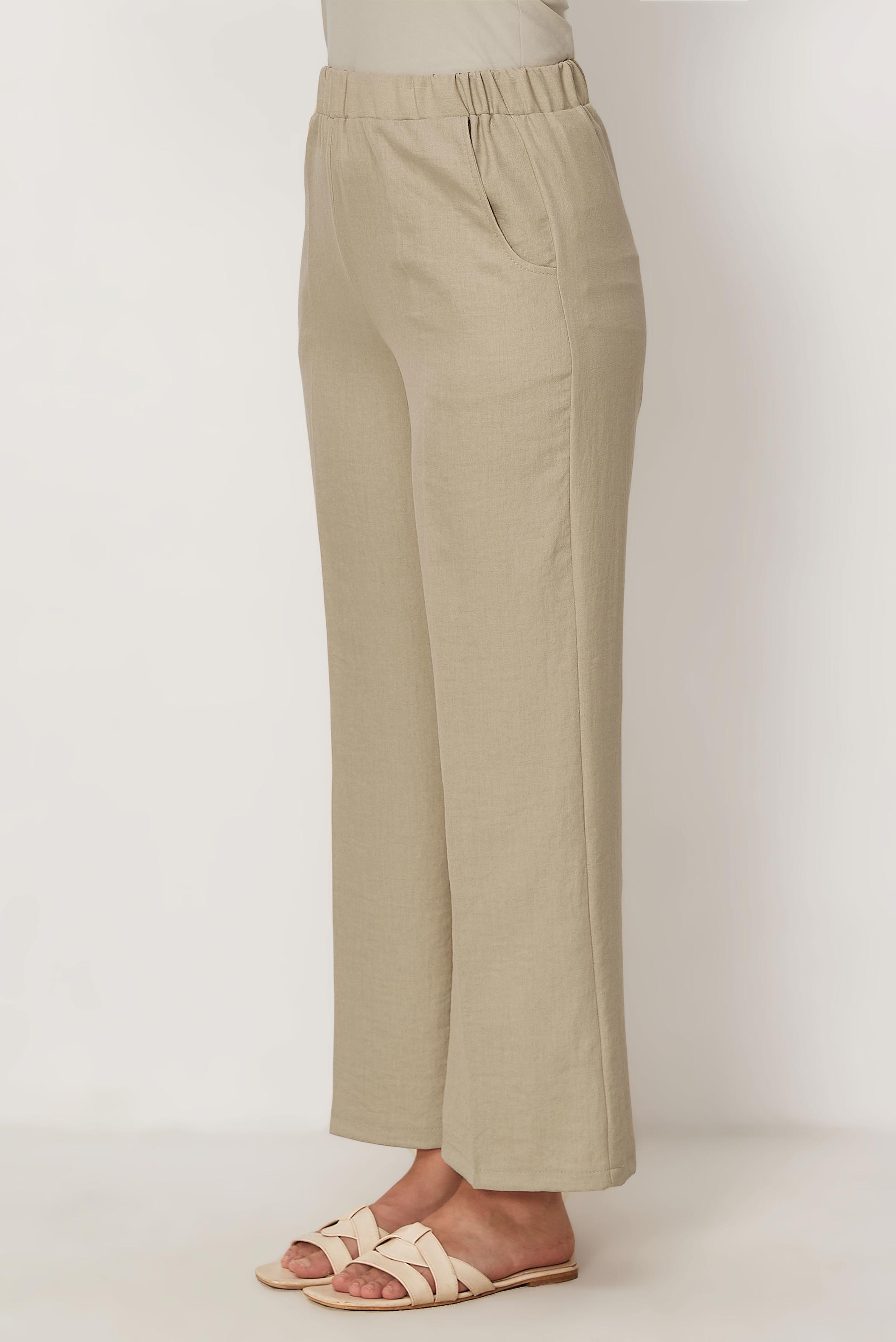 Tesettür giyim BEJ 70992 44733 PANTOLON 40-50 TEK 42