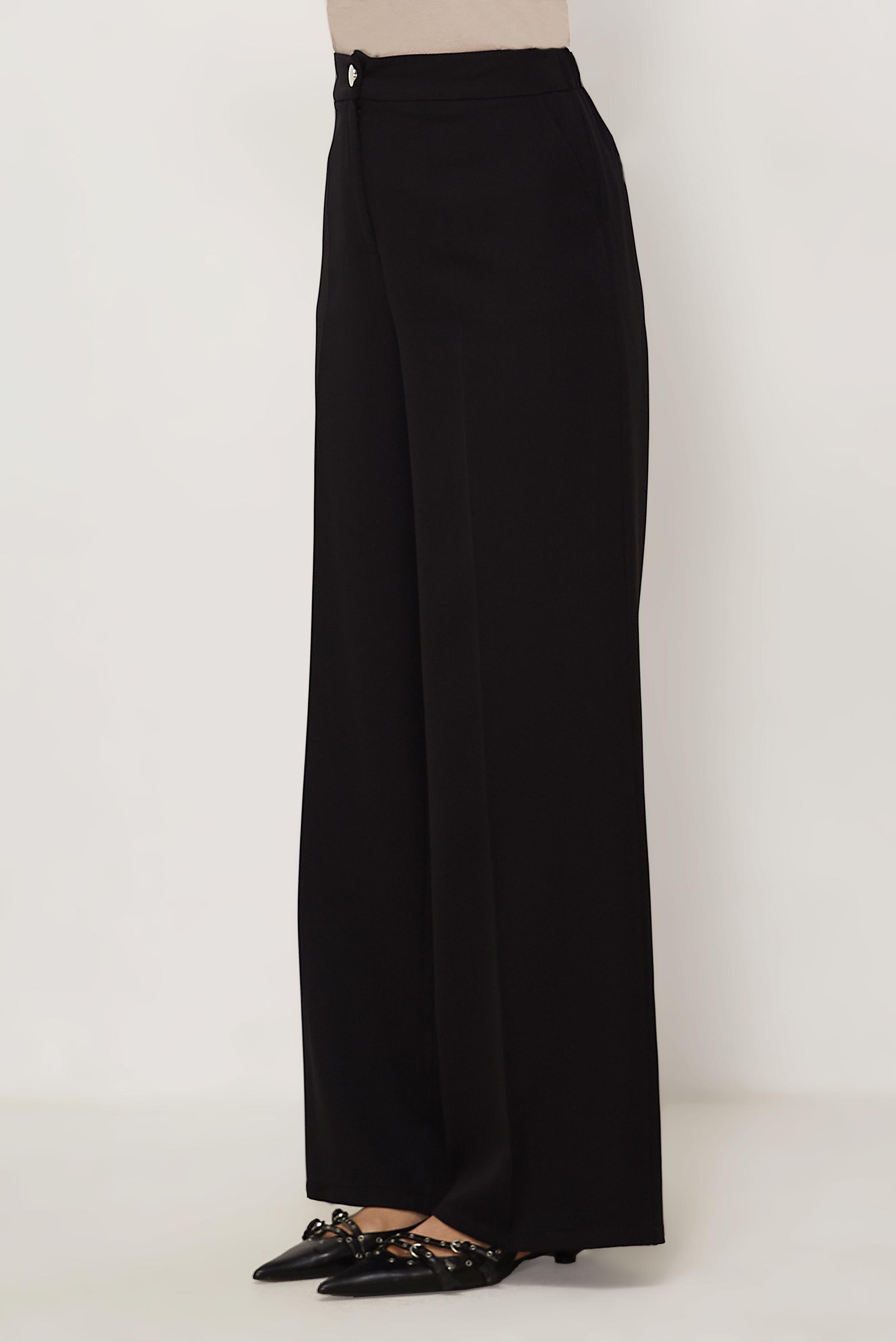Hijab clothing BLACK WIDELEG PANTS 70994