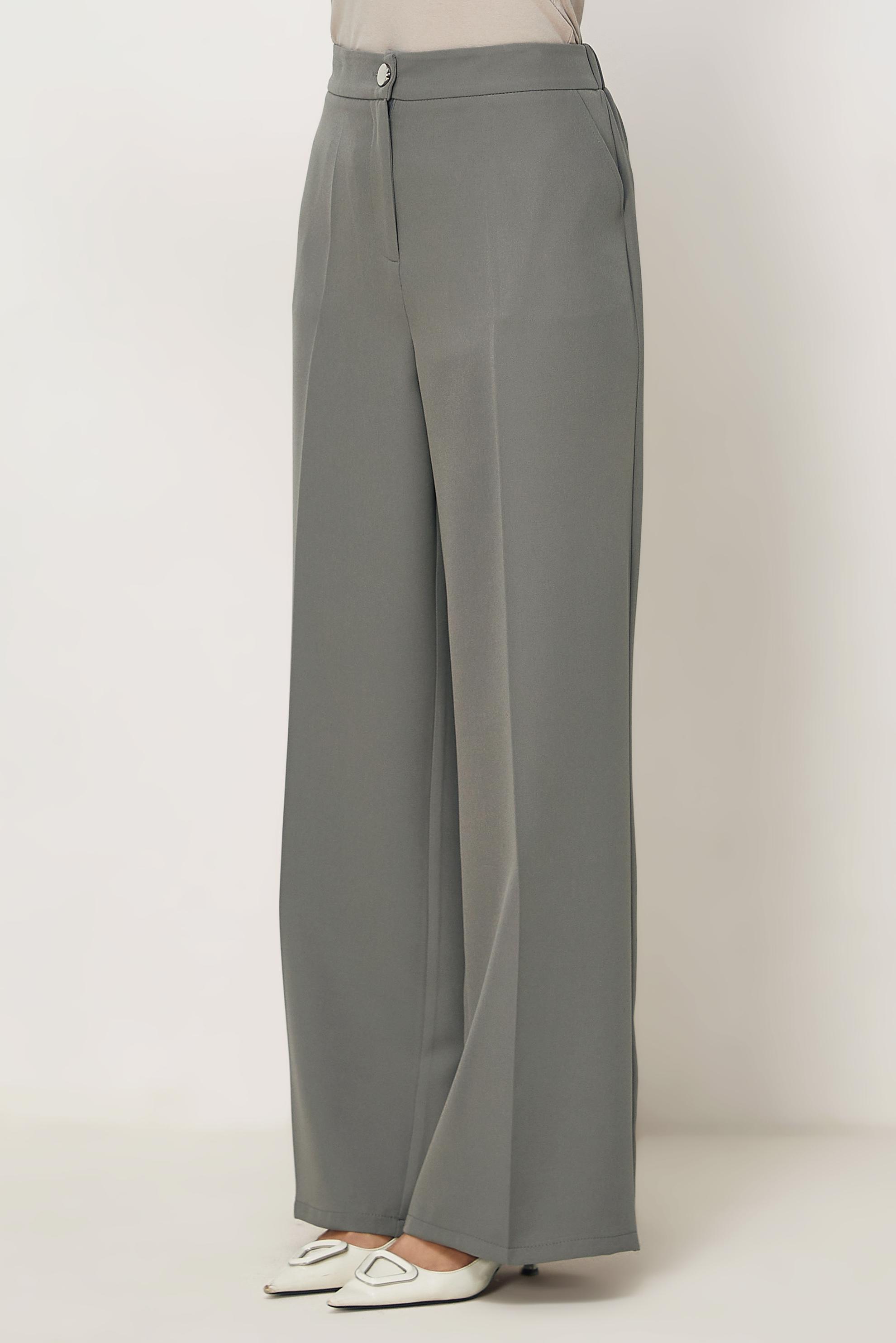 Hijab clothing GREY WIDELEG PANTS 70994