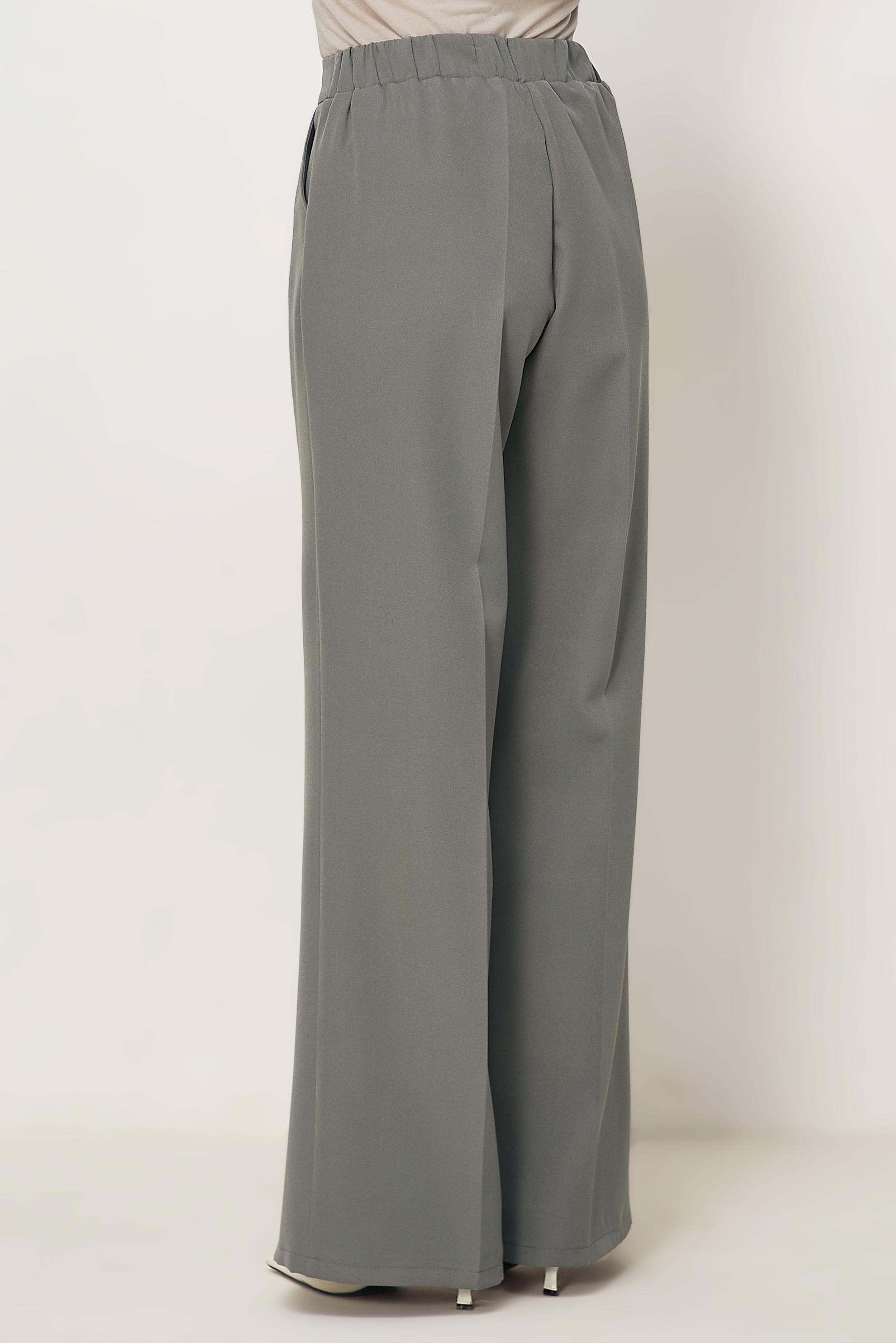 Hijab clothing GREY WIDELEG PANTS 70994
