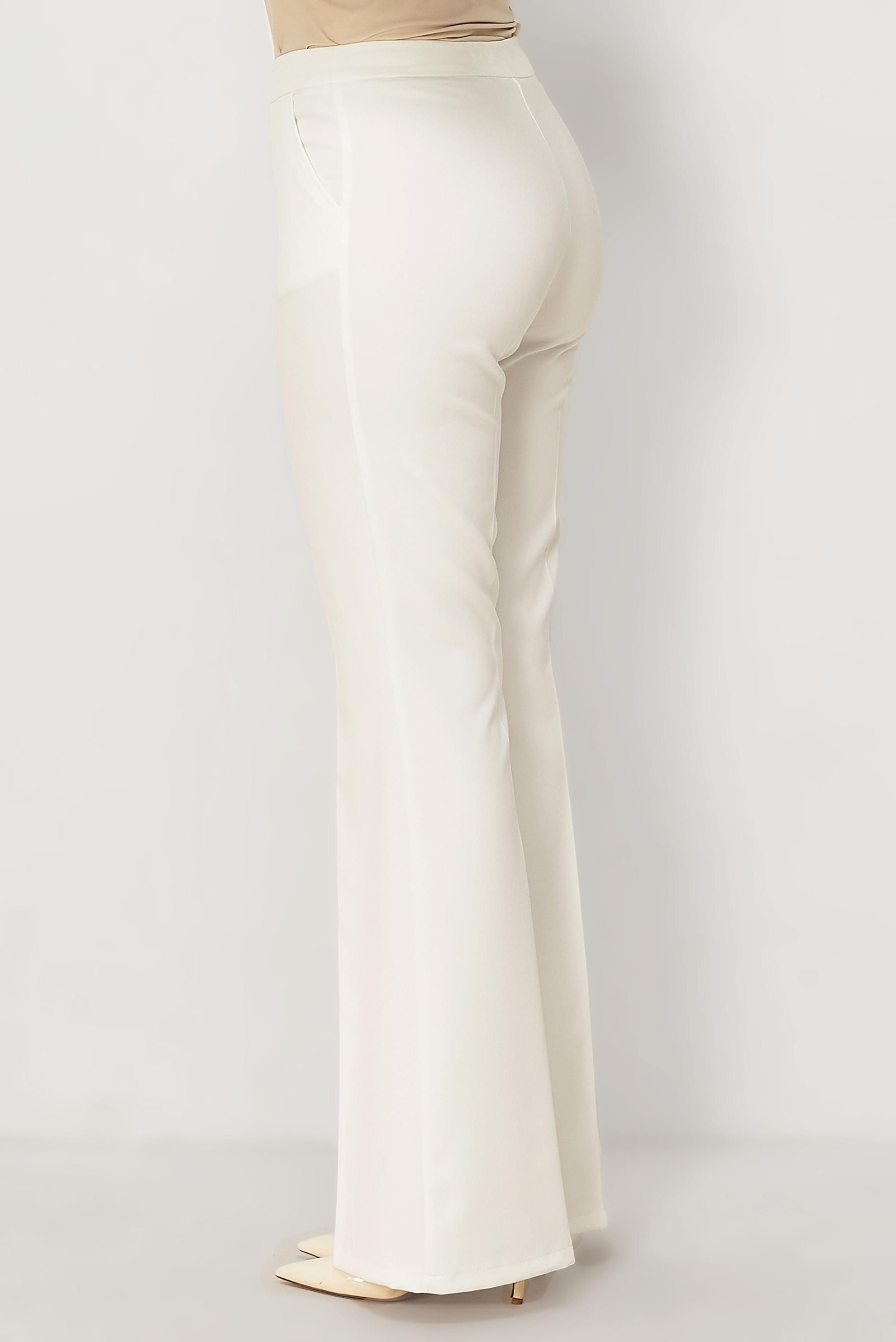 Vêtements hijab BLANC PANTALON ÉVASÉ 70995