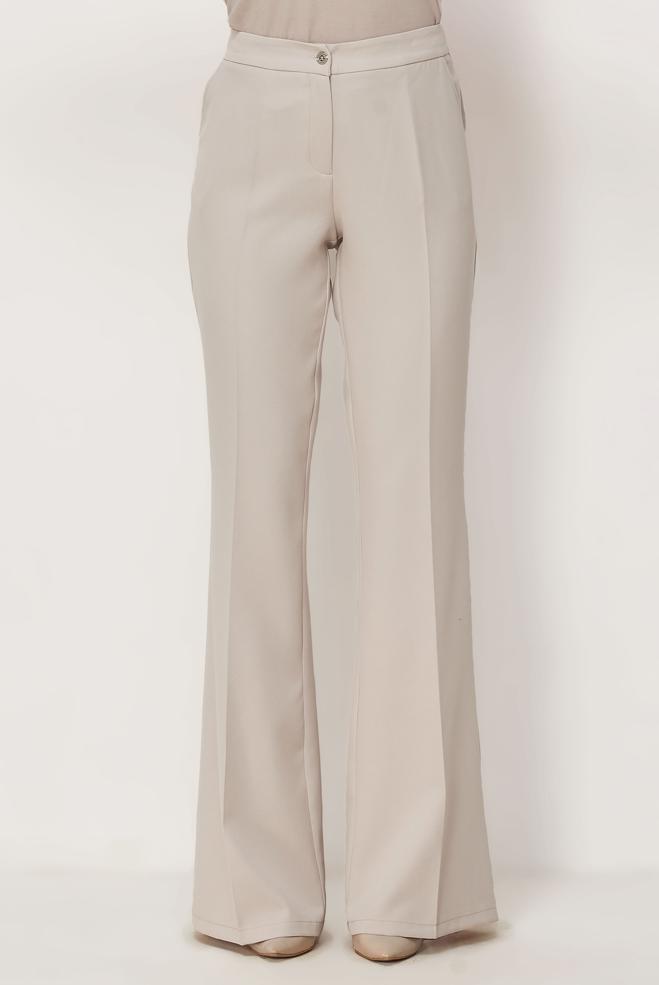 Hijab clothing BEIGE FLARE PANTS 70995 - ALVİNA