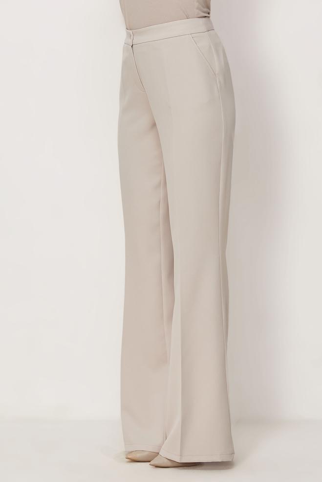 Hijab clothing BEIGE FLARE PANTS 70995 - ALVİNA