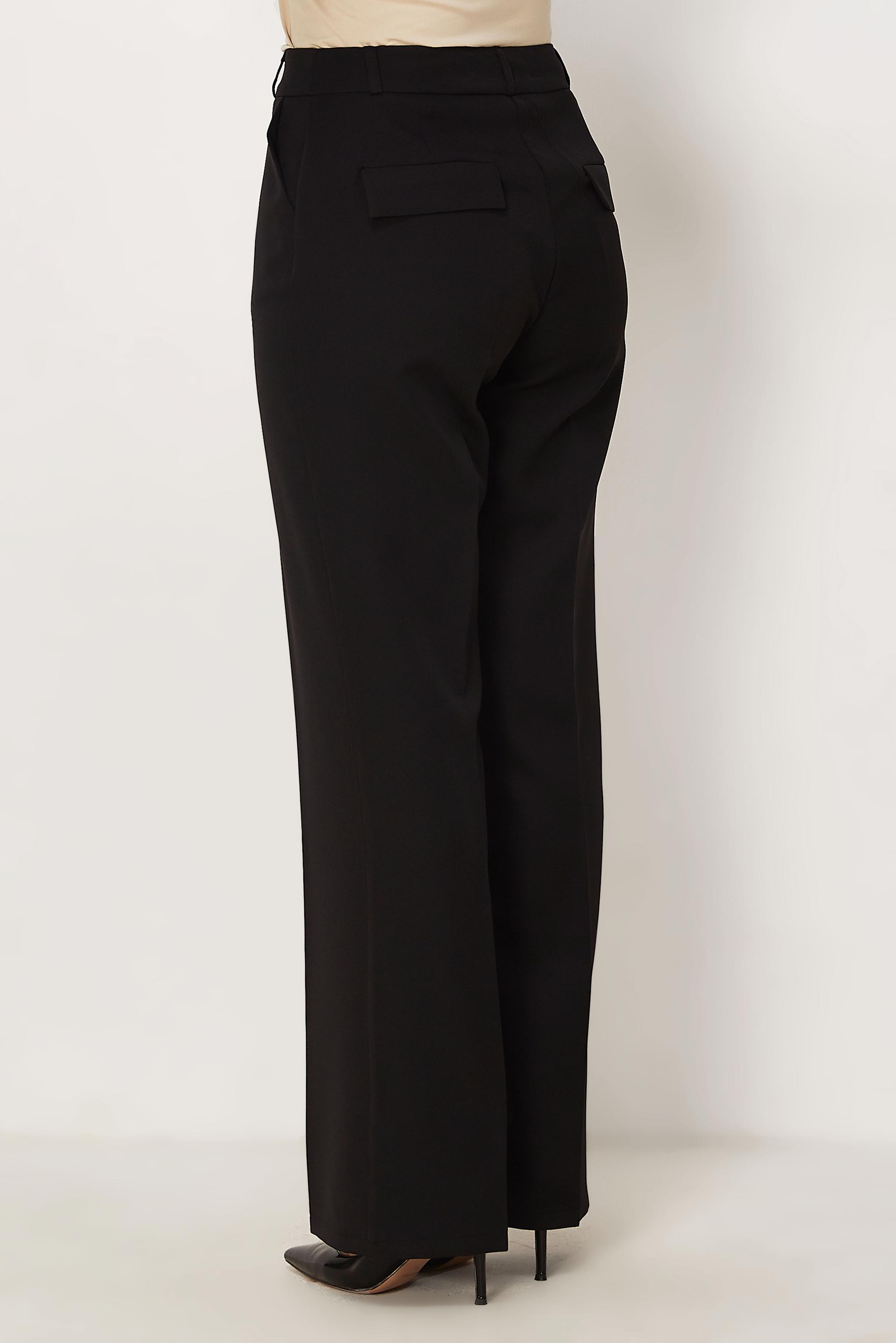 Hijab-Kleidung SCHWARZ GERADE GESCHNITTENE HOSE 70998