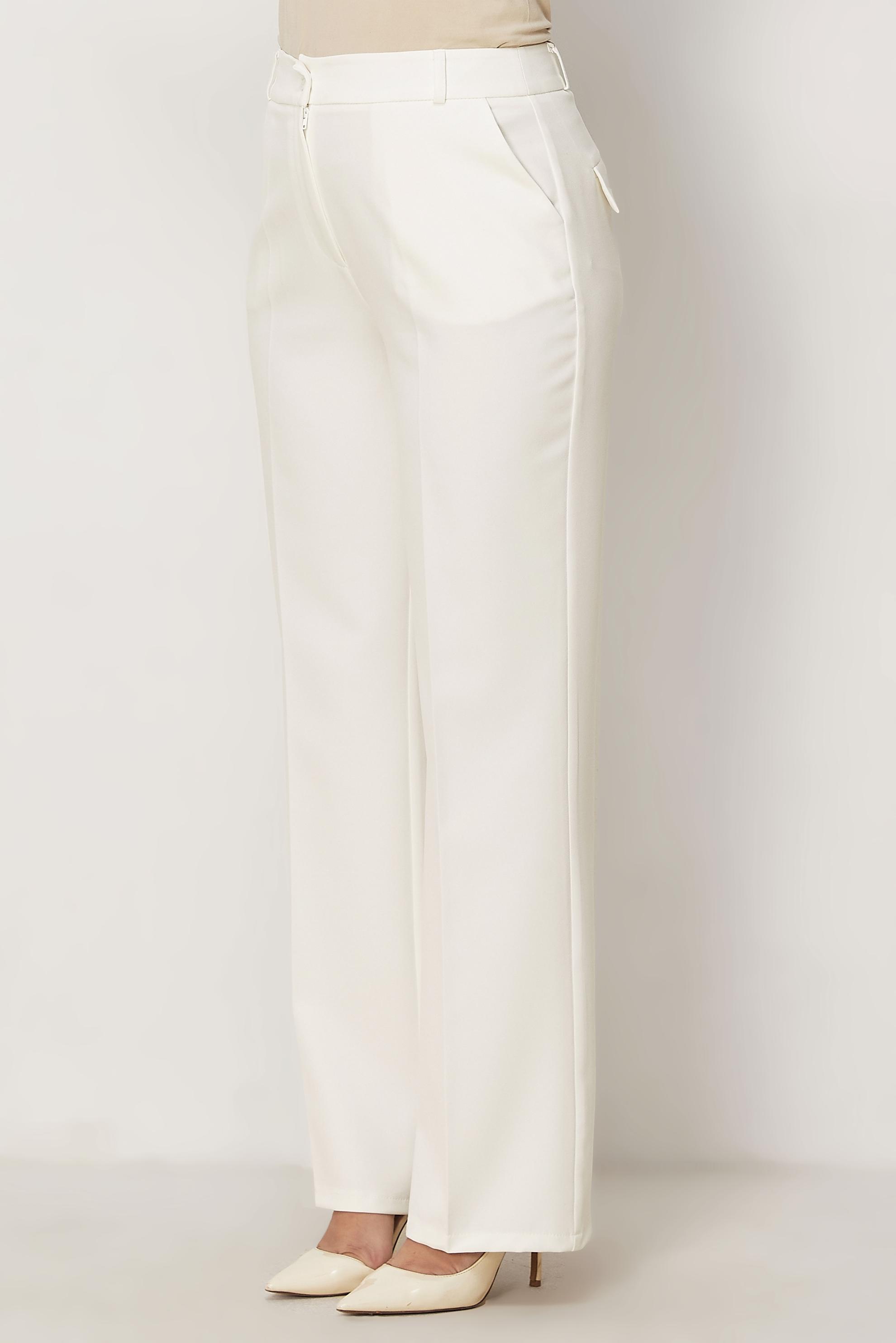 Hijab-Kleidung WEISS GERADE GESCHNITTENE HOSE 70998