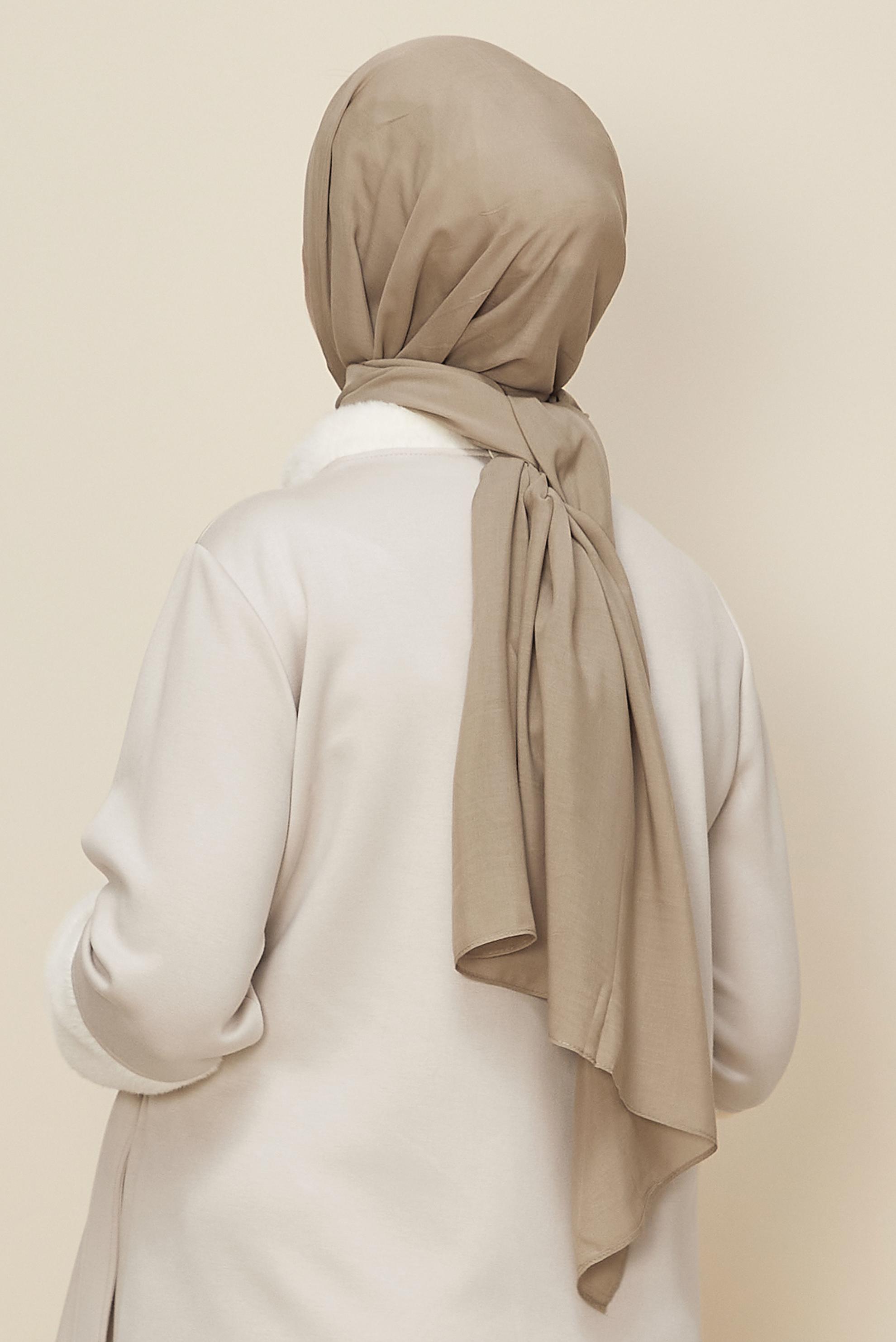 Vêtements hijab VISON CHÂLE ORGANIC ALVINA 8615