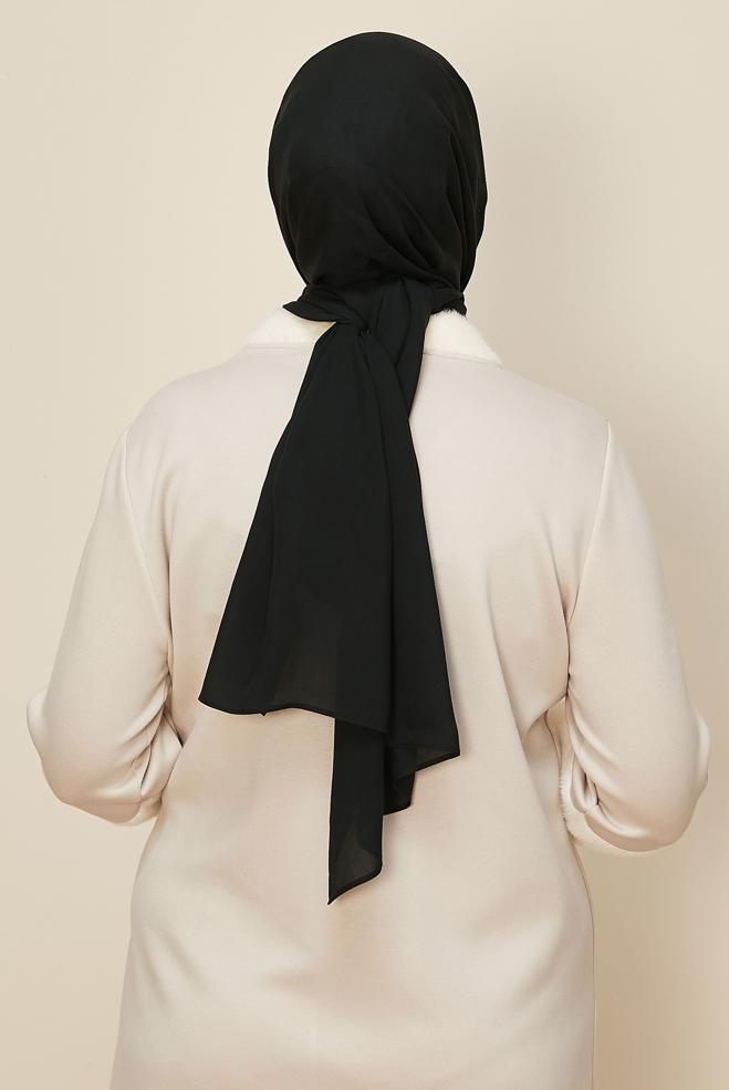 Hijab clothing GREY 8615 ALVİNA ORGANİK VİSKON ŞAL(NRL) - ALVİNA