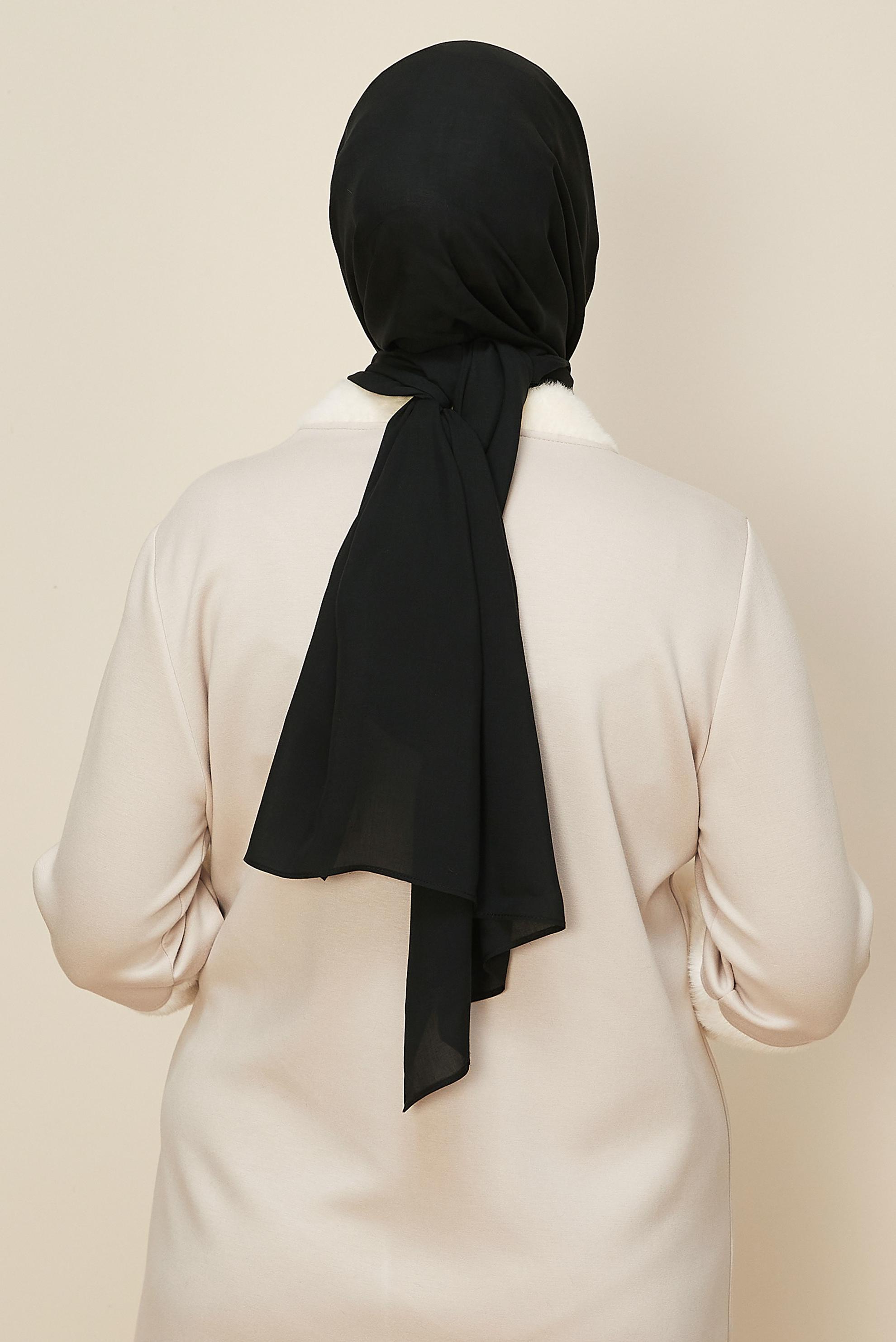 Hijab clothing GREY 8615 ALVİNA ORGANİK VİSKON ŞAL(NRL)