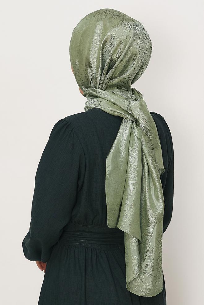 Vêtements hijab BEIGE CHÂLE SOYEUX ALVINA 8624 - ALVİNA