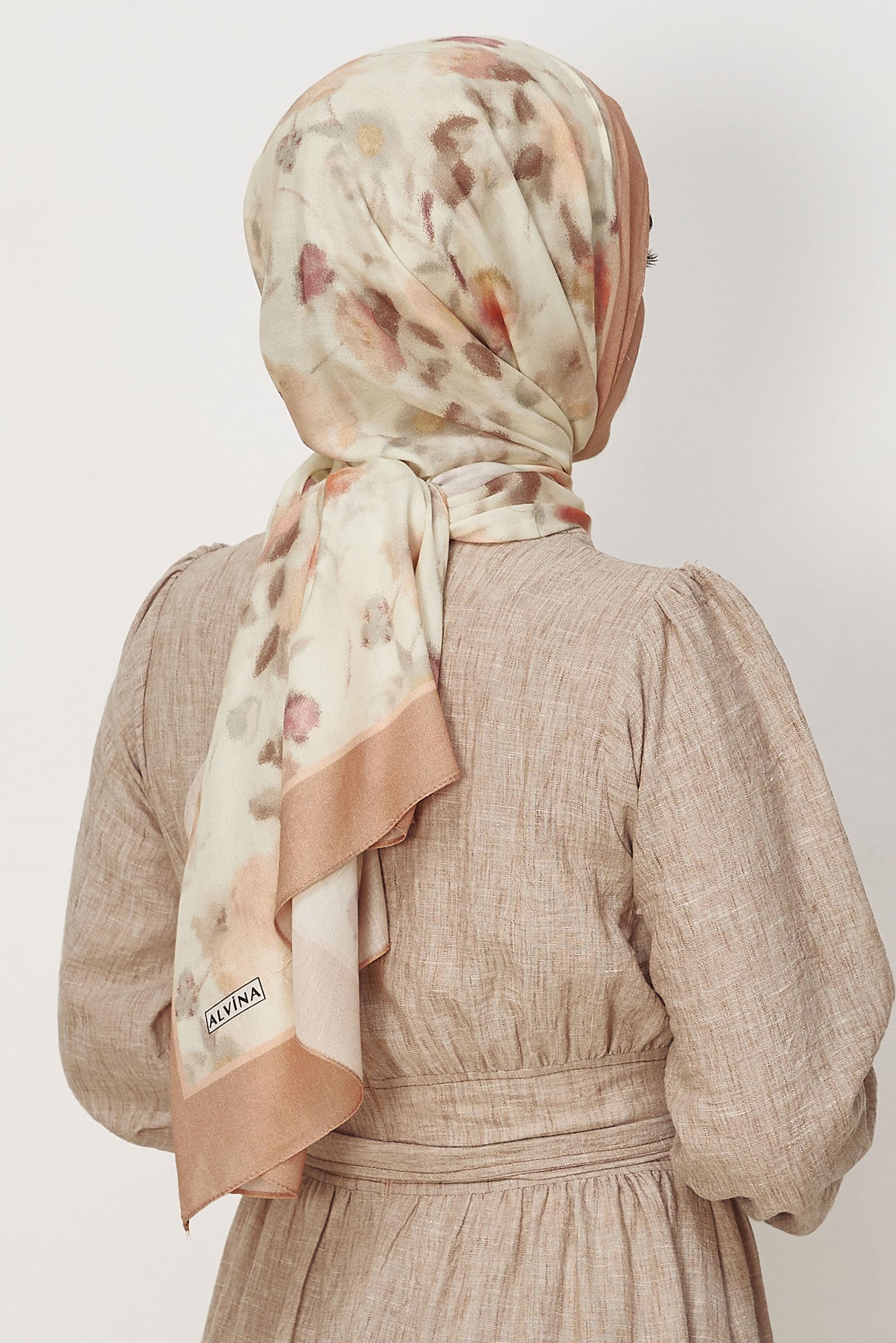 Hijab clothing POWDER ALVINA PATTERNED VISCOSE SHAWL 8629