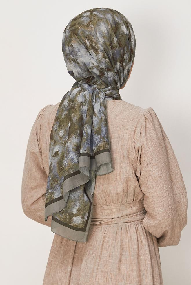 Vêtements hijab BEIGE CHÂLE NATUREL ALVINA 8637 - ALVİNA
